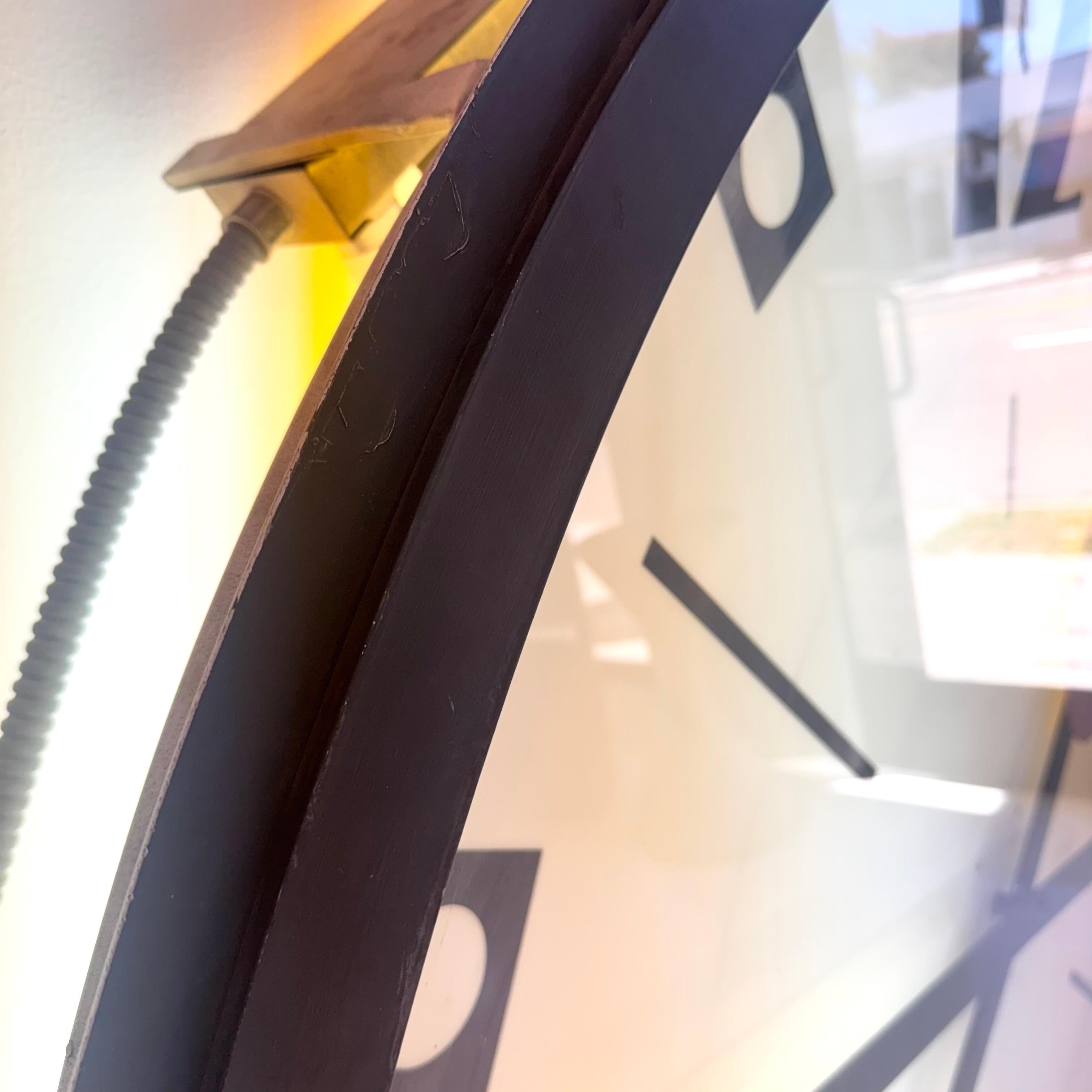 Giant Art Deco Bank Clock, 1940s New York For Sale 6
