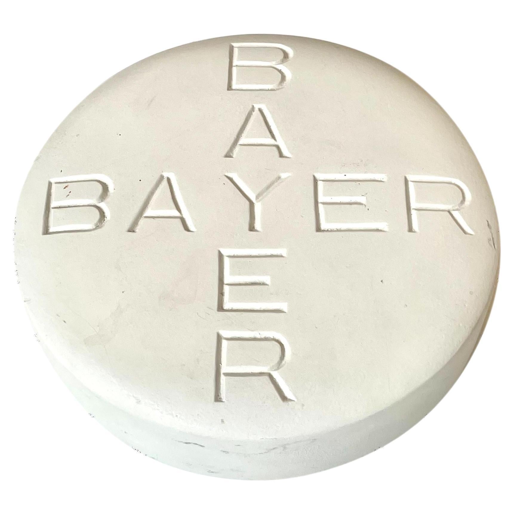 Riesige Bayer-Pille Pop Art