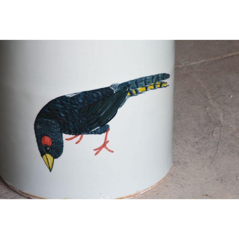 Contemporary Giant Birds Vase by WL Ceramics For Sale