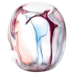 Sculpture géante en forme de sphère en verre soufflé, de Peter Bramhall, 1995