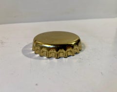 Giant Bottle CAP Opener in Brass from Georg Jensen, 1980s