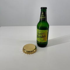 Giant Brass Bottle Cap by Georg Jensen, Denmark, 1981