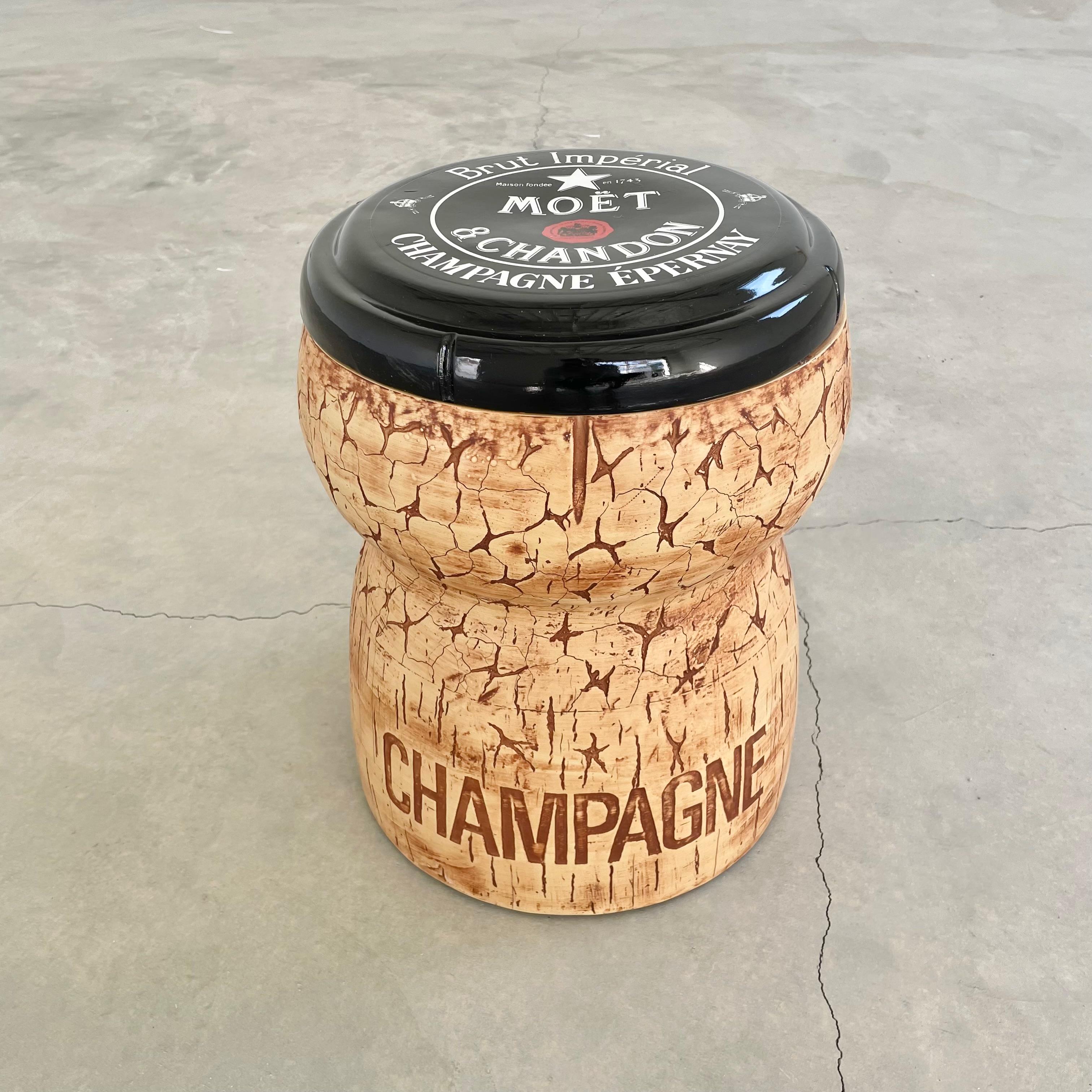 Giant Champagne Cooler by Think Big, 1987 In Good Condition In Los Angeles, CA