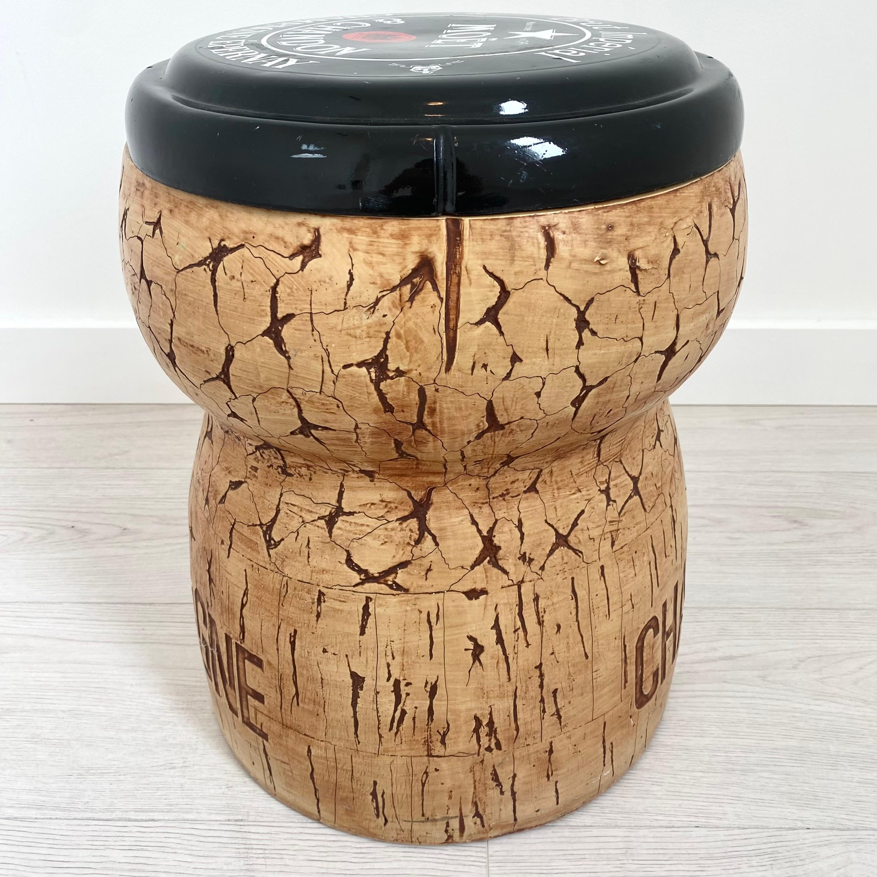 Giant Champagne Cooler Stool by Think Big, 1987 12