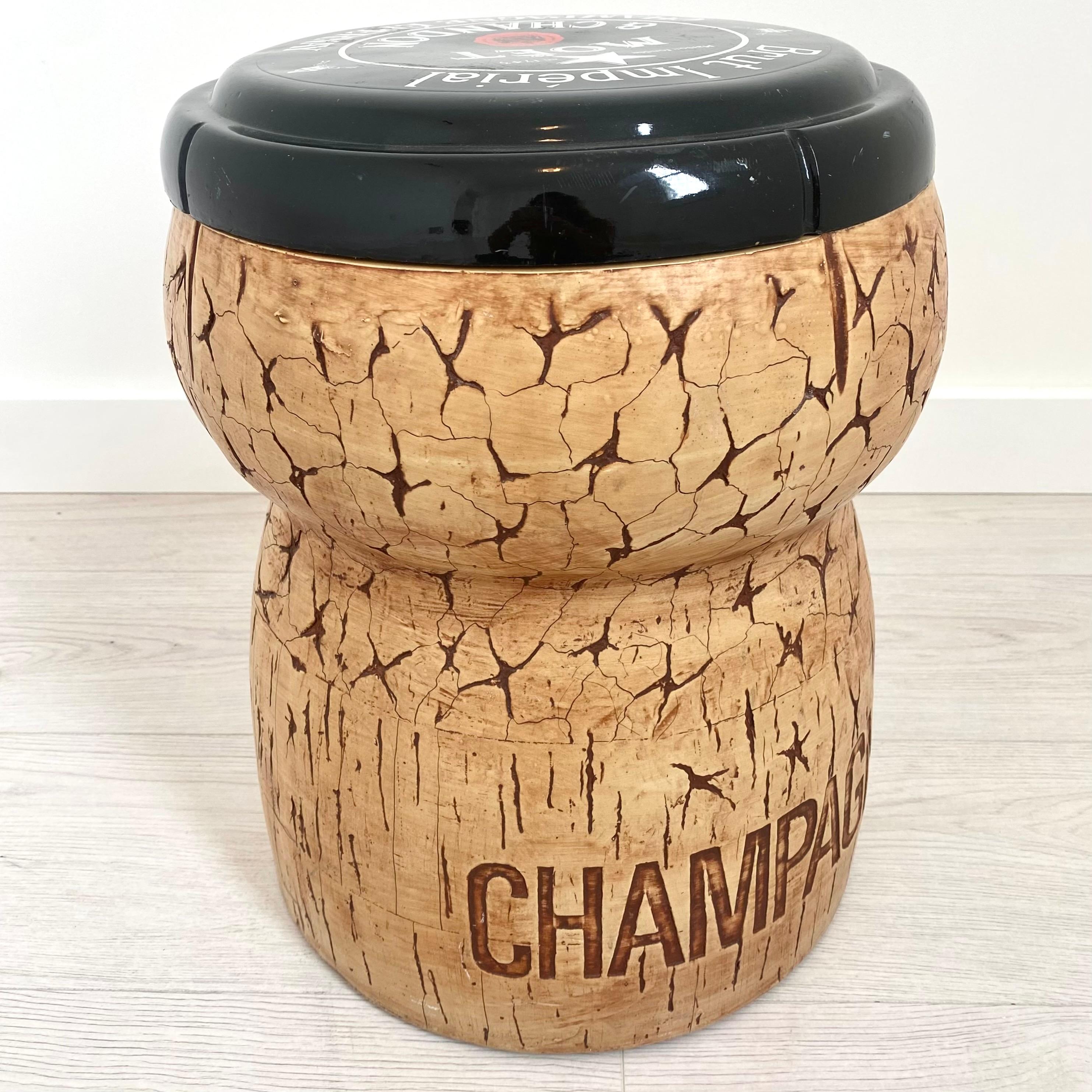 Giant Champagne Cooler Stool by Think Big, 1987 1