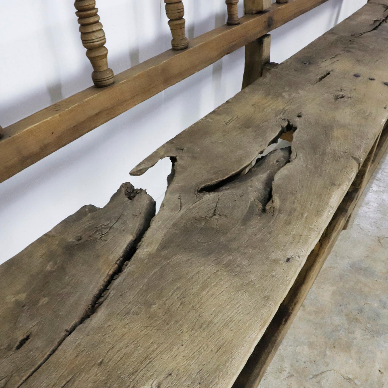 Giant Colonial Church Bench For Sale 1