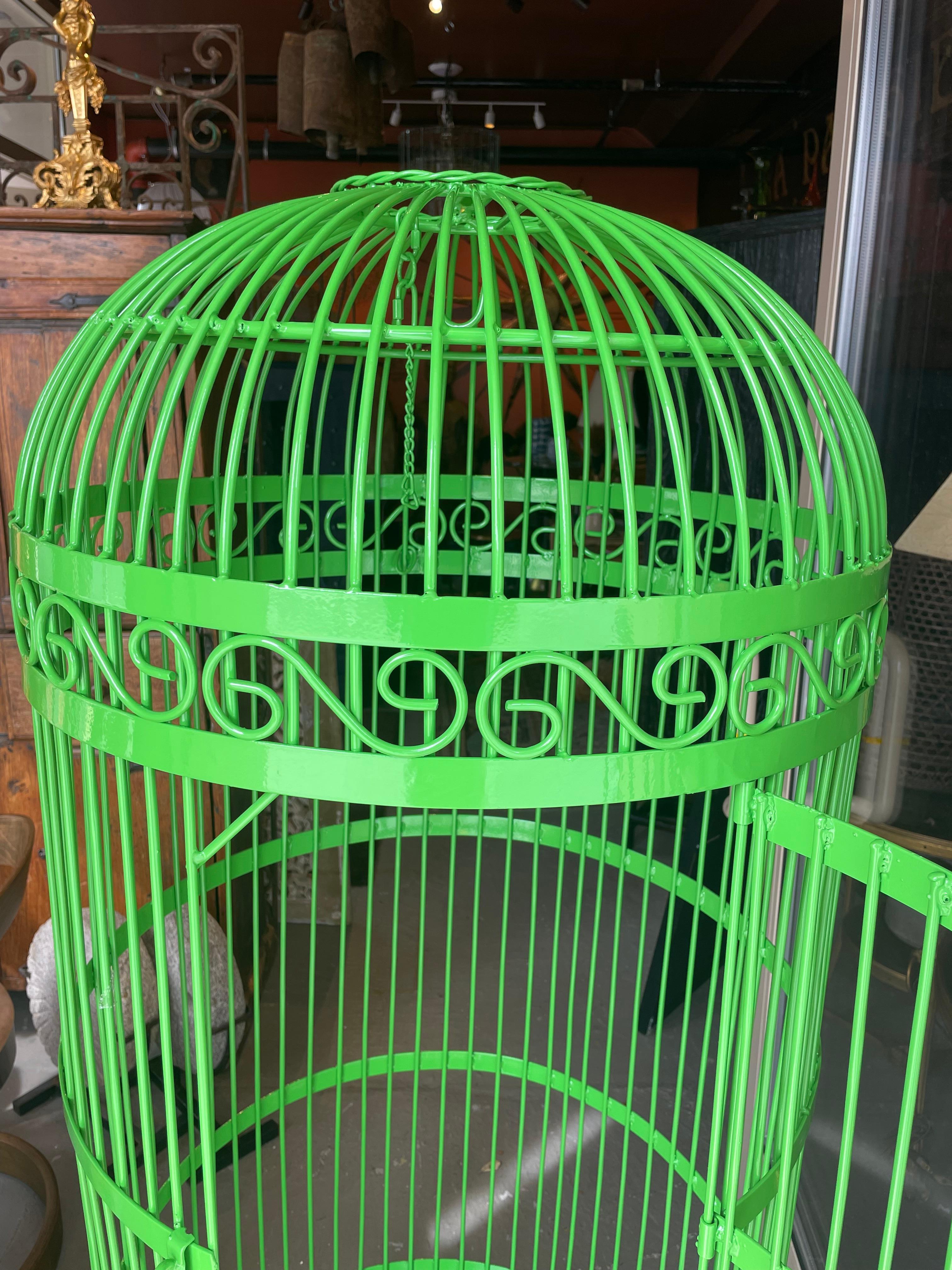 American Giant Colorful Birdcage  For Sale