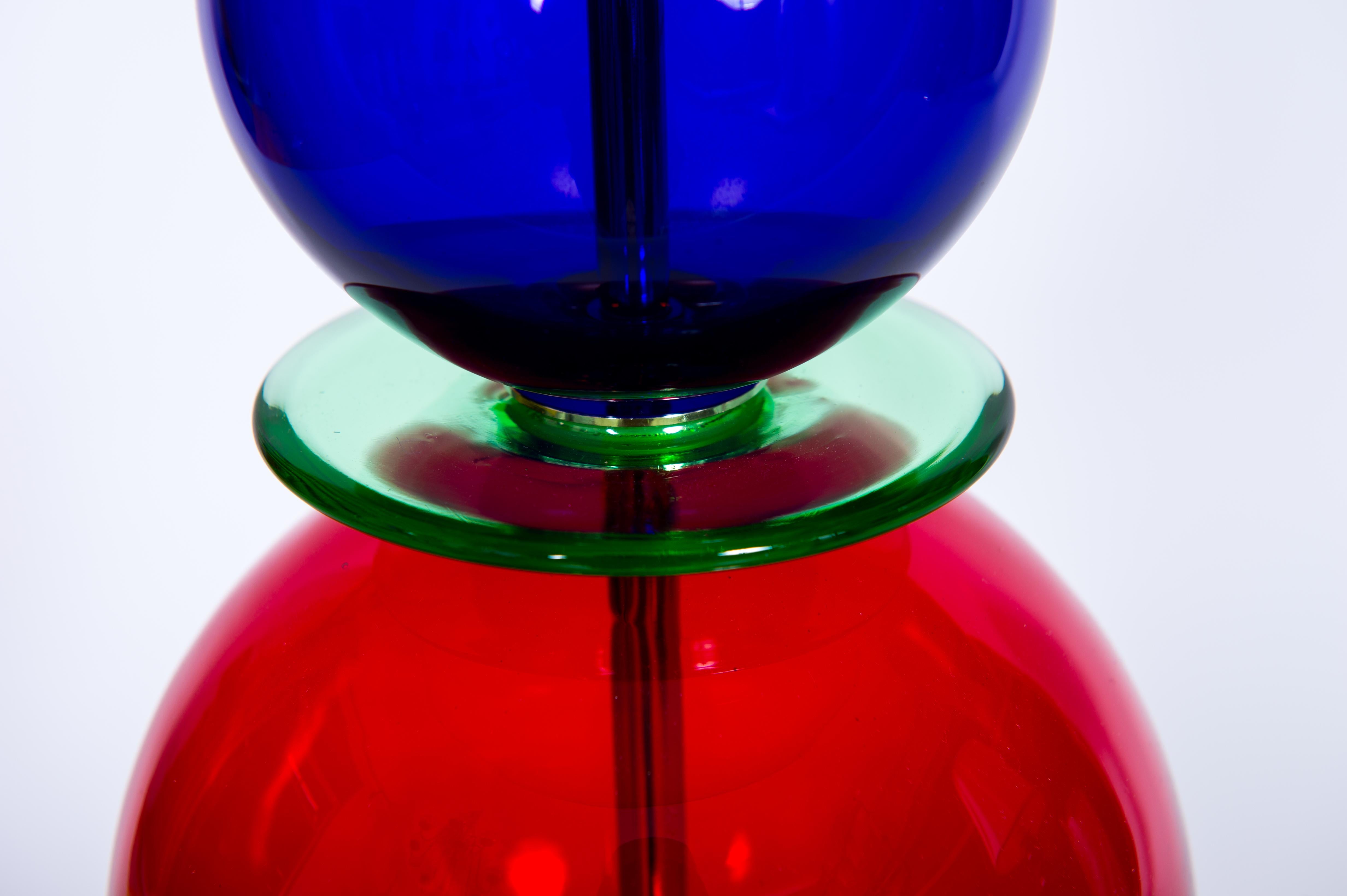 Personnalisable Lampes de table monumentales en verre de Murano teintes vibrantes Contemporary Italy en vente 6