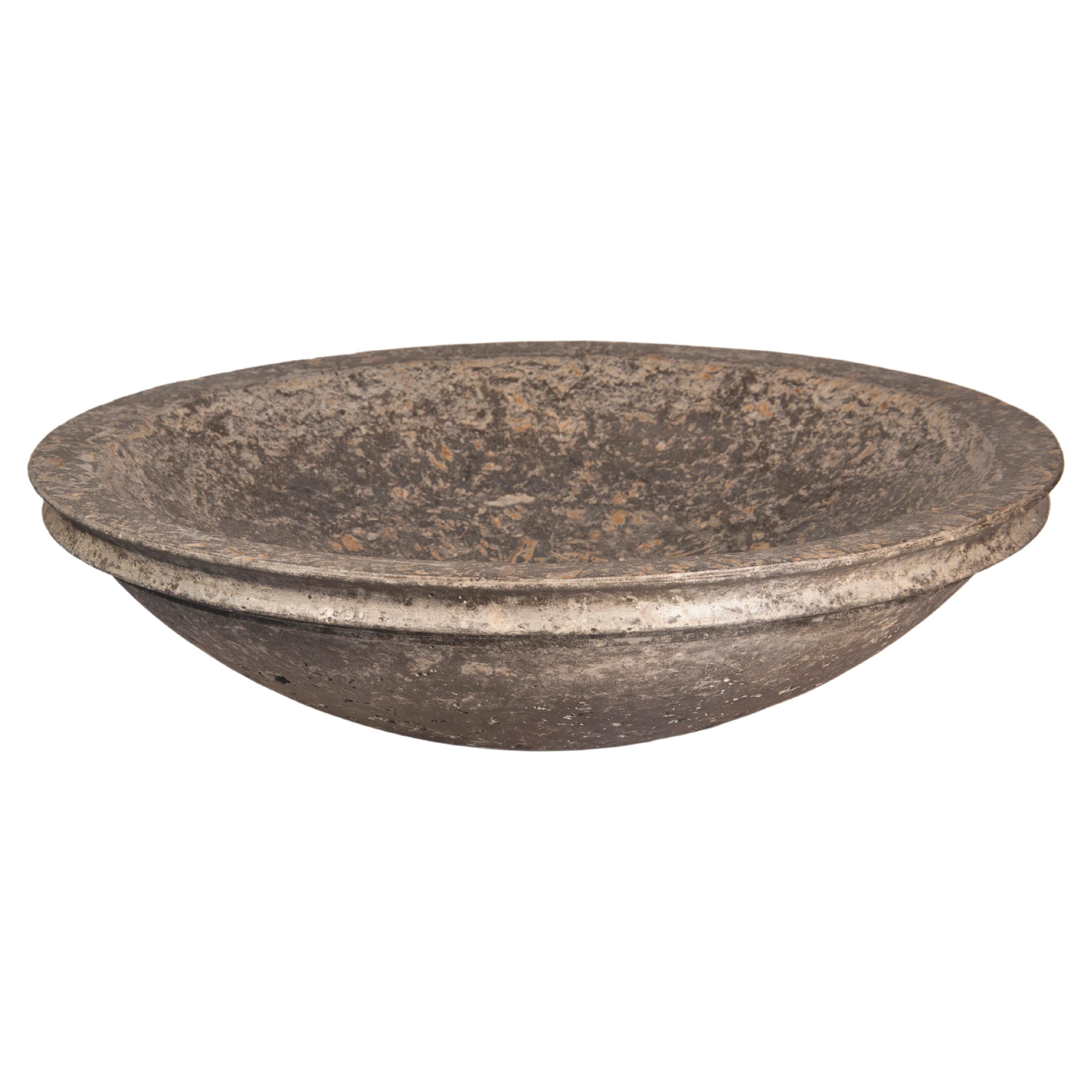 Giant Concrete and Stone Water Fountain Ball at 1stDibs