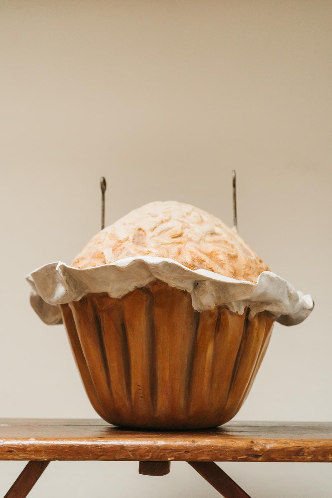 20th Century giant cupcake, publicity sign from bakery shop  For Sale