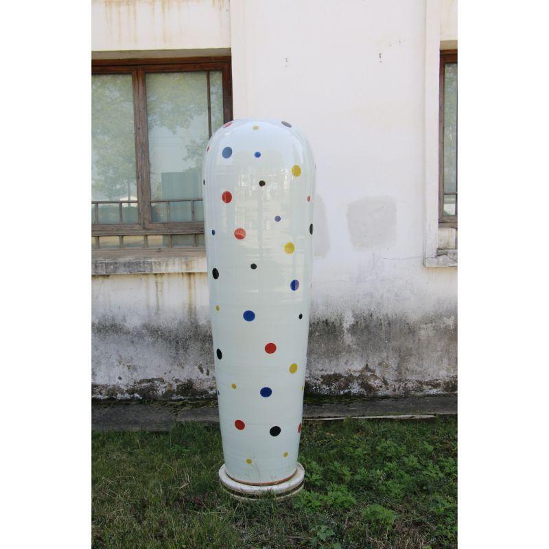 Modern Giant Dots Porcelain Vase by WL Ceramics For Sale