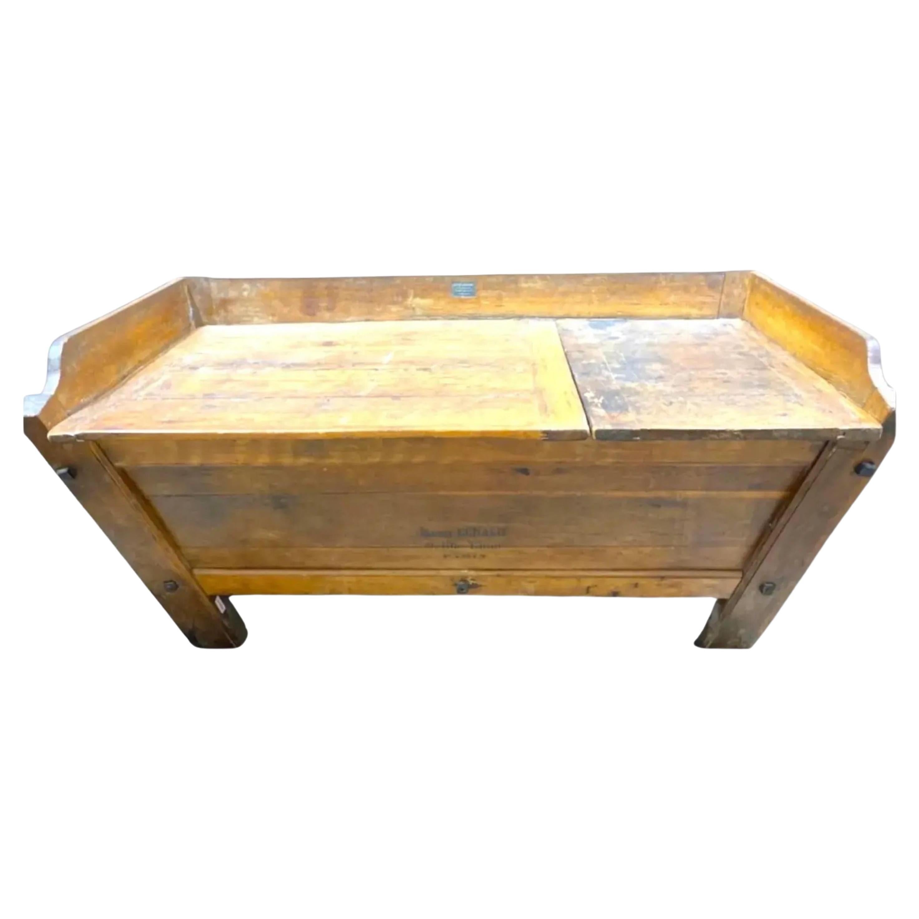 Giant Early 20th Century French Oak  Bakers Trough
