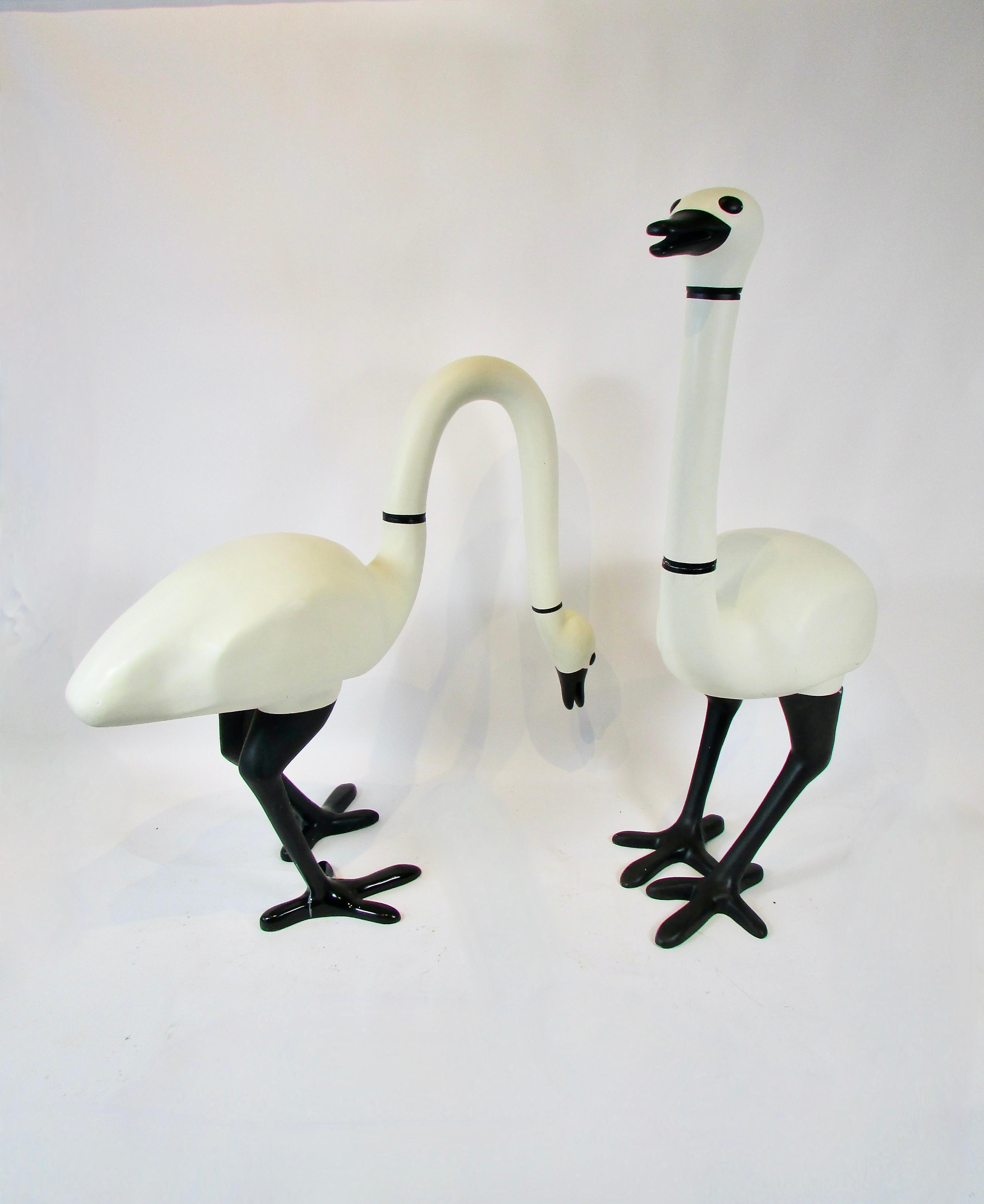 Riesige kanadische Gänse aus Fiberglas - ehemalige Schaufensterpuppen - Skulpturen im Angebot 3