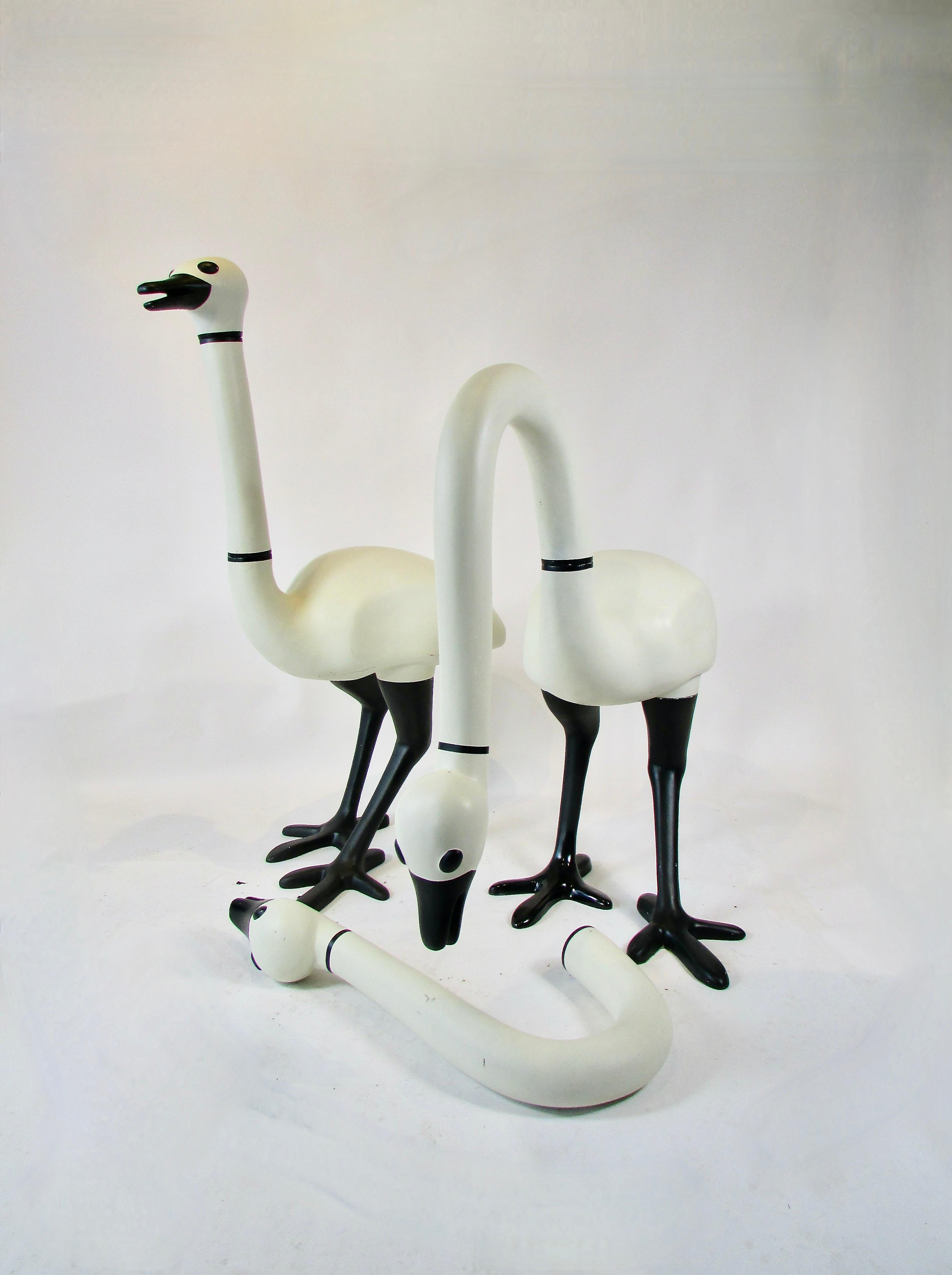 Riesige kanadische Gänse aus Fiberglas - ehemalige Schaufensterpuppen - Skulpturen im Angebot 10