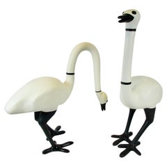 Giant Fiberglass Canadian Geese former store display mannequin sculptures