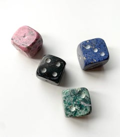 Giant Gem stone dice – set of 4 gemstones