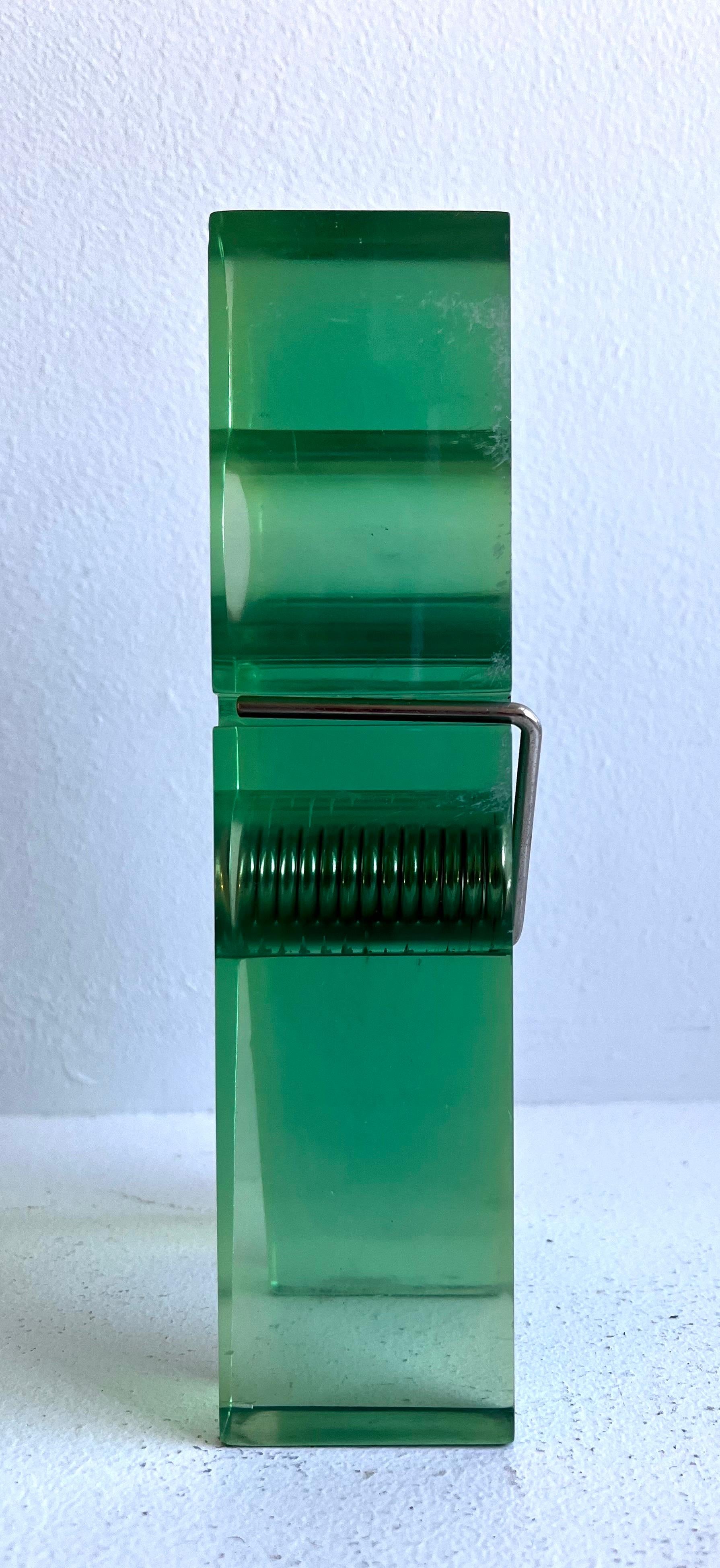 Graffetta gigante in acrilico verde nello stile di Claes Oldenburg degli anni '80 In condizioni buone in vendita a Philadelphia, PA