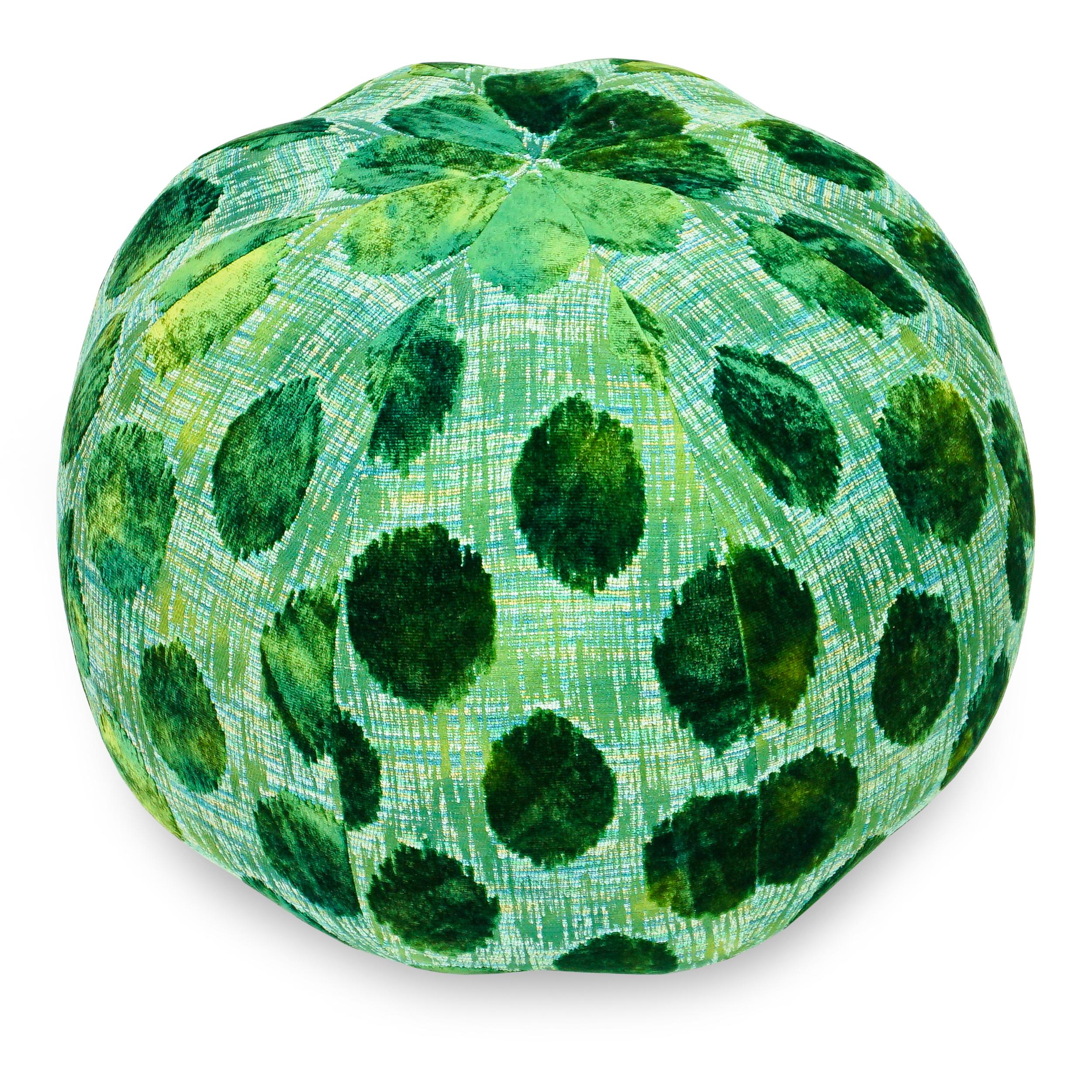 Moderne Pouf ottoman géant vert en vente