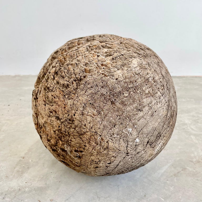 Giant HandMade Wooden Bowling Balls, 1960s France For Sale at 1stDibs