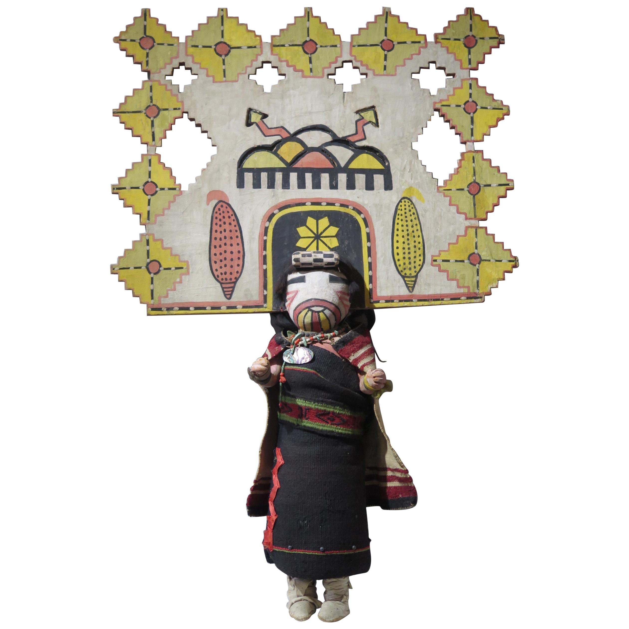 Giant Hopi Maiden Kachina For Sale