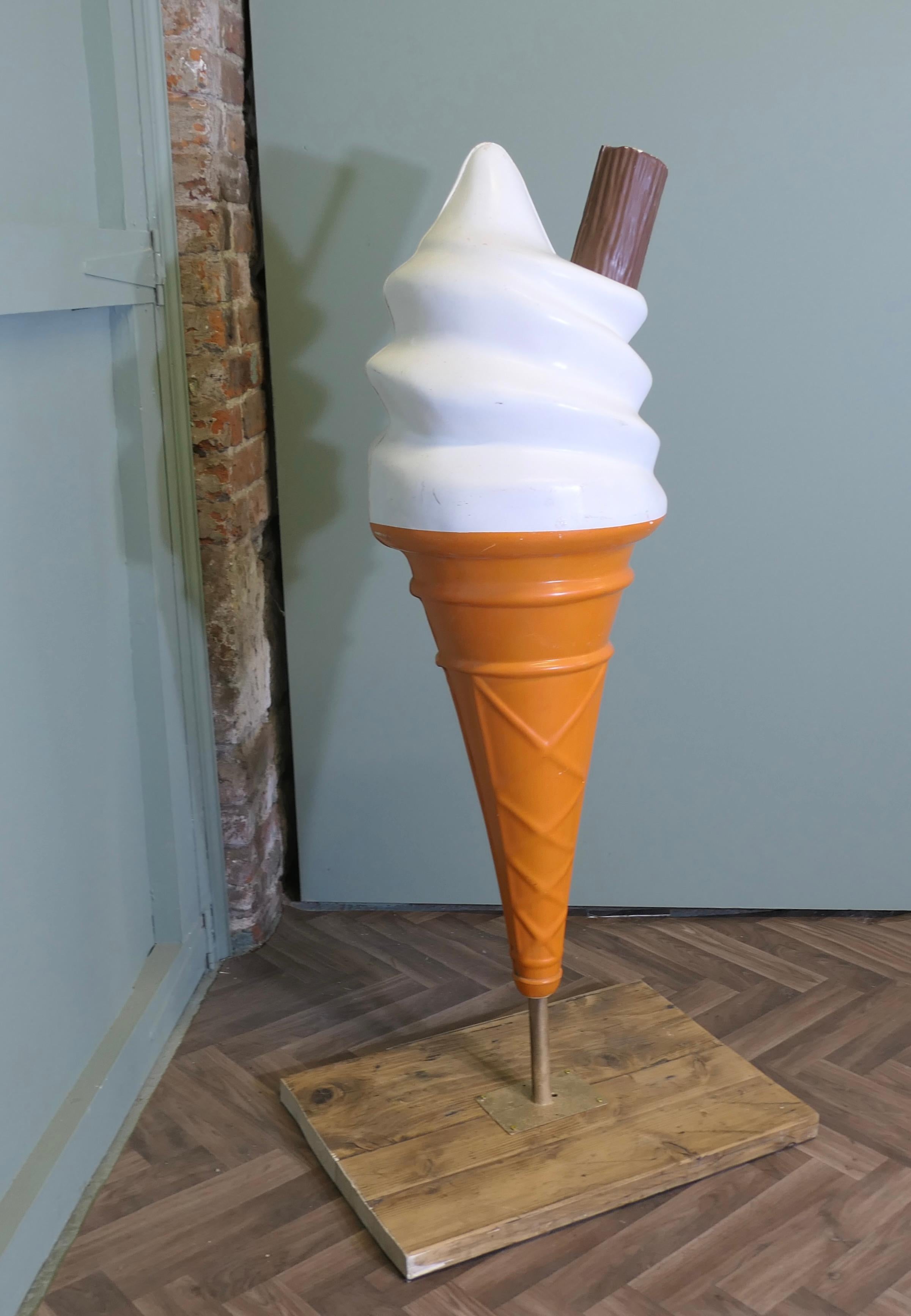 Giant Ice Cream Advertising Sign, Funky Quirky Nostalgic For Sale 1