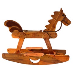 Cheval italien à bascule géant
