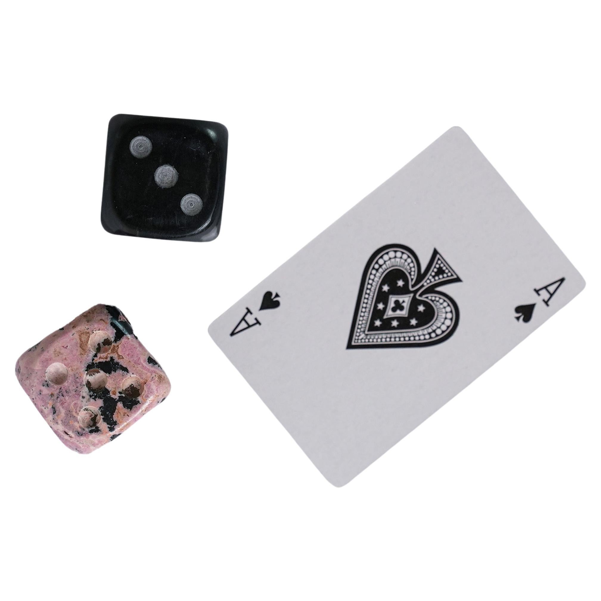 Giant Jewel Stone Dice – Set of 2 Gem Stones