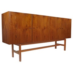 Giant Jydsk Mobelindustri Danish Teak Credenza Sideboard Cabinet, circa 1960s