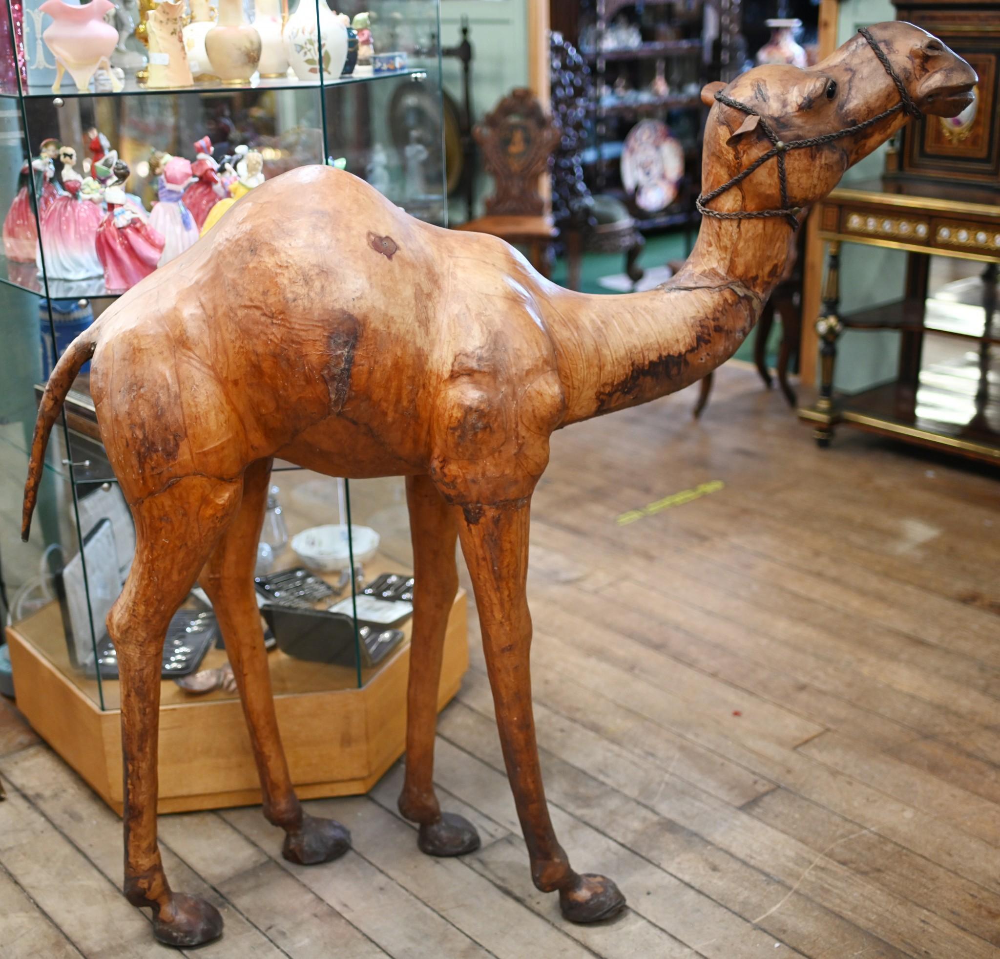 Giant Libertys Of London Camel Leather Sculpture 1920 2