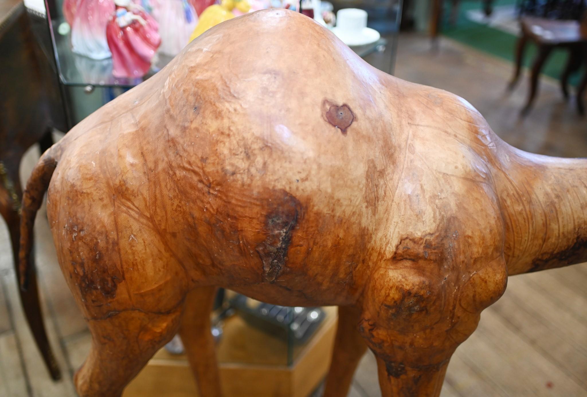 Giant Libertys Of London Camel Leather Sculpture 1920 4