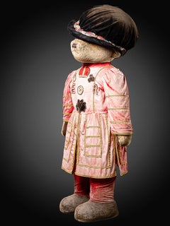 Giant life-size Teddy Bear wearing the famous Tower of London guards’ uniform