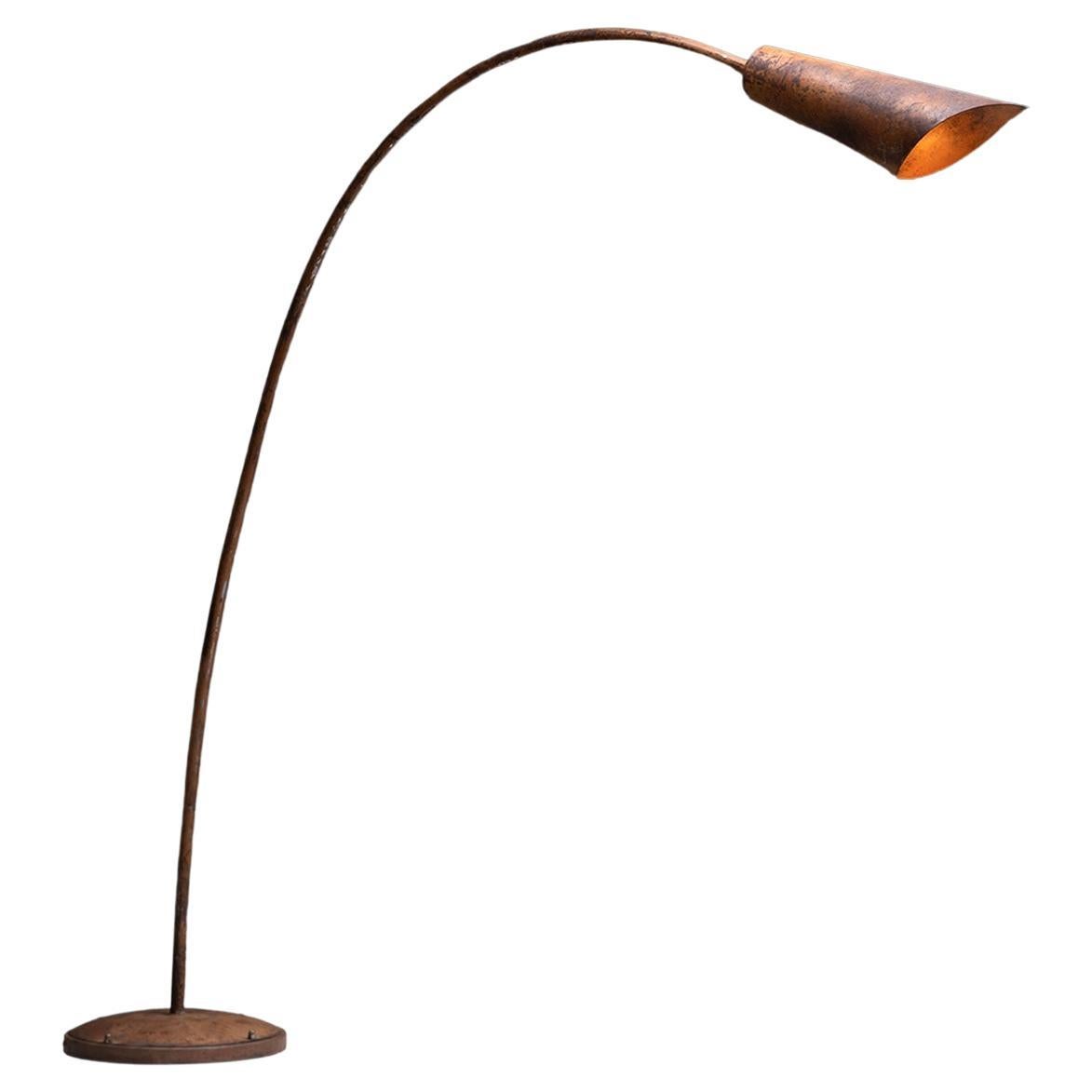 Giant Metal Floor Lamps, Spain circa 1960