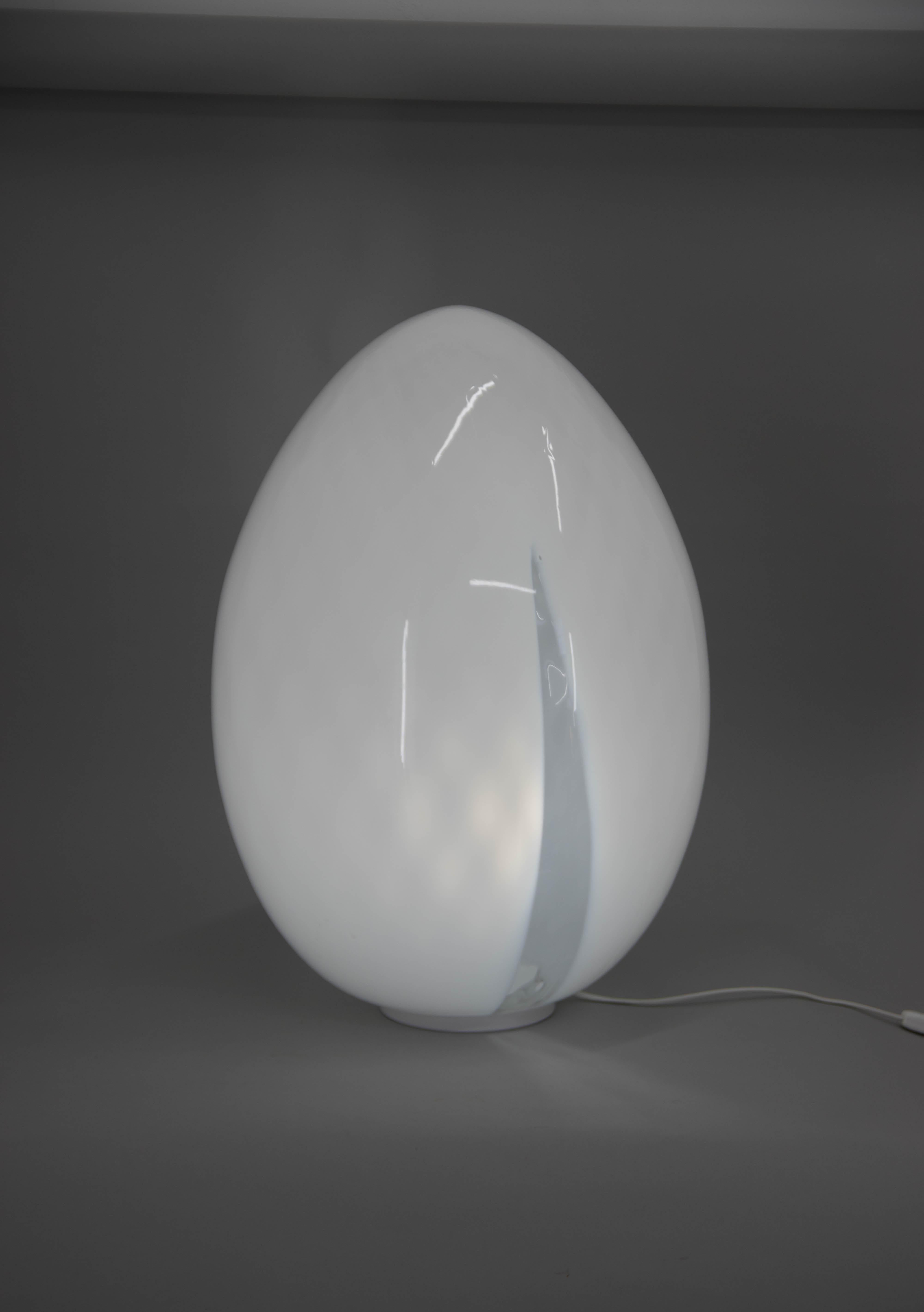 Moderne Lampe œuf géante en verre de Murano, Italie, années 2000 en vente