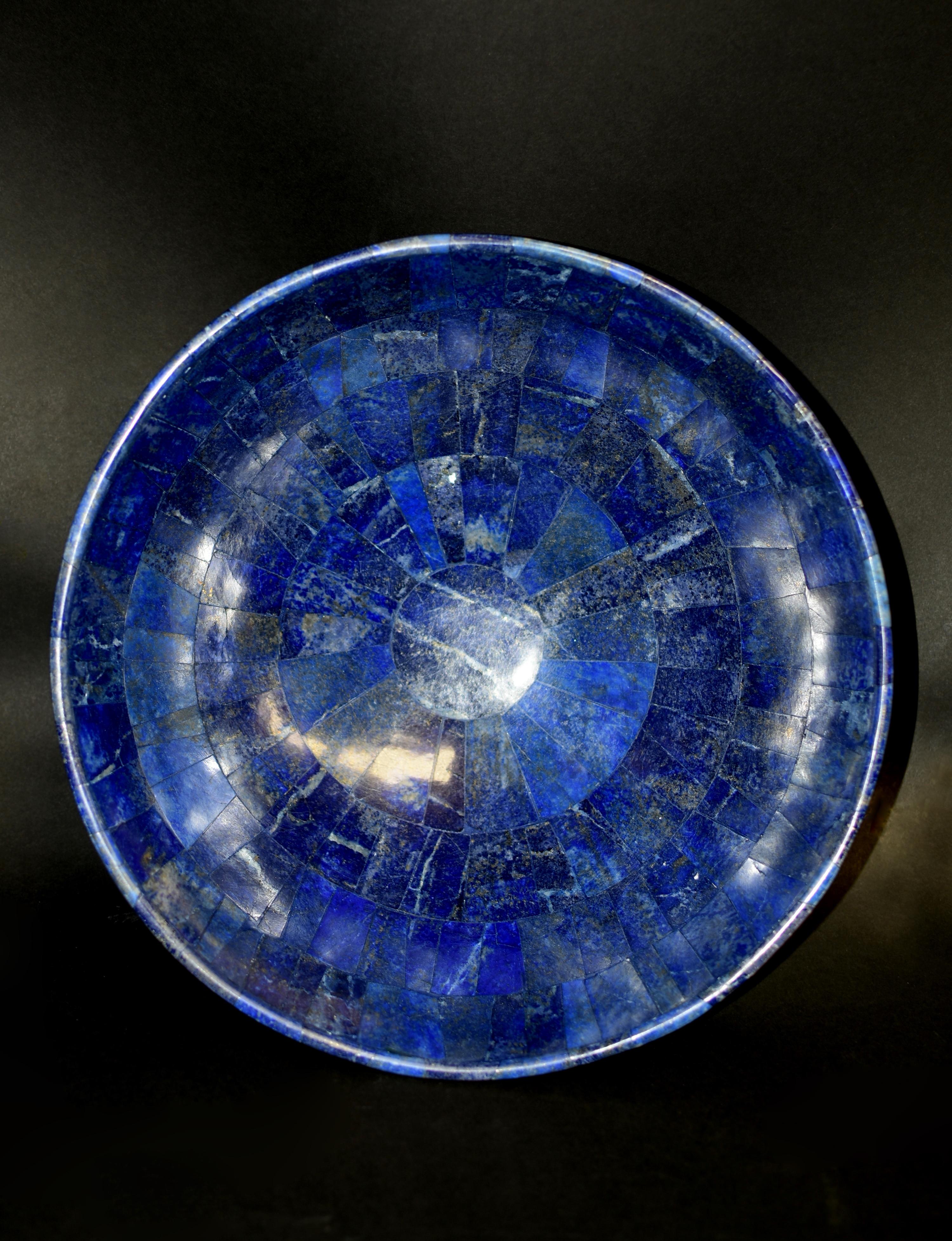 Giant Natural Lapis Lazuli Bowl 4