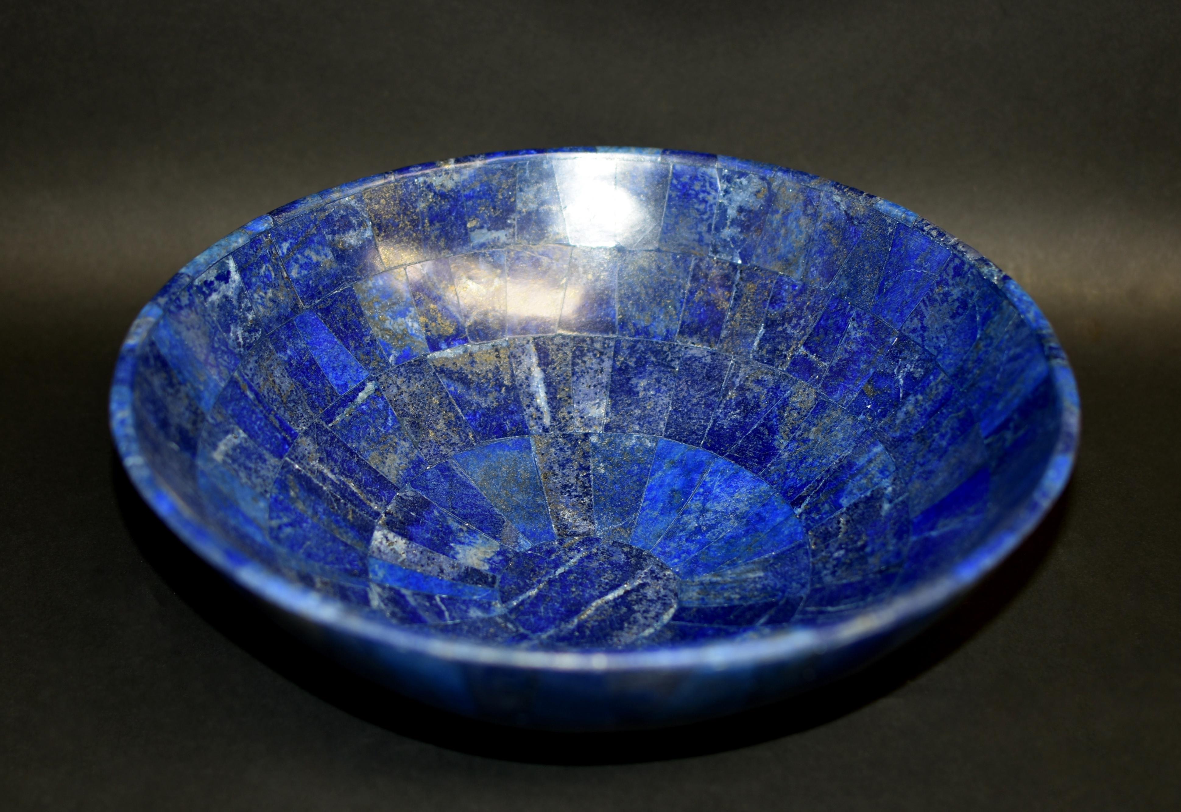 Giant Natural Lapis Lazuli Bowl 6