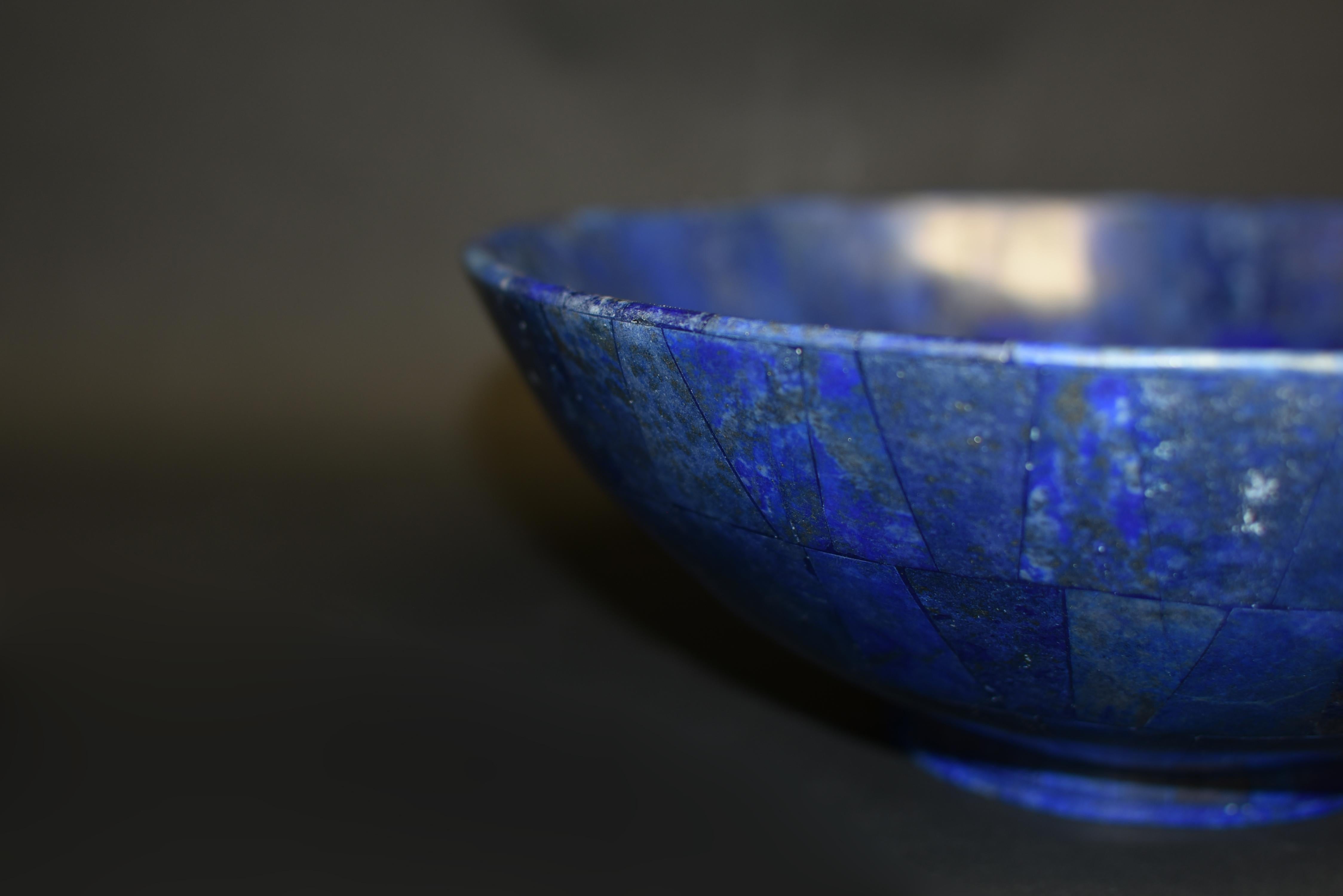 Giant Natural Lapis Lazuli Bowl 7