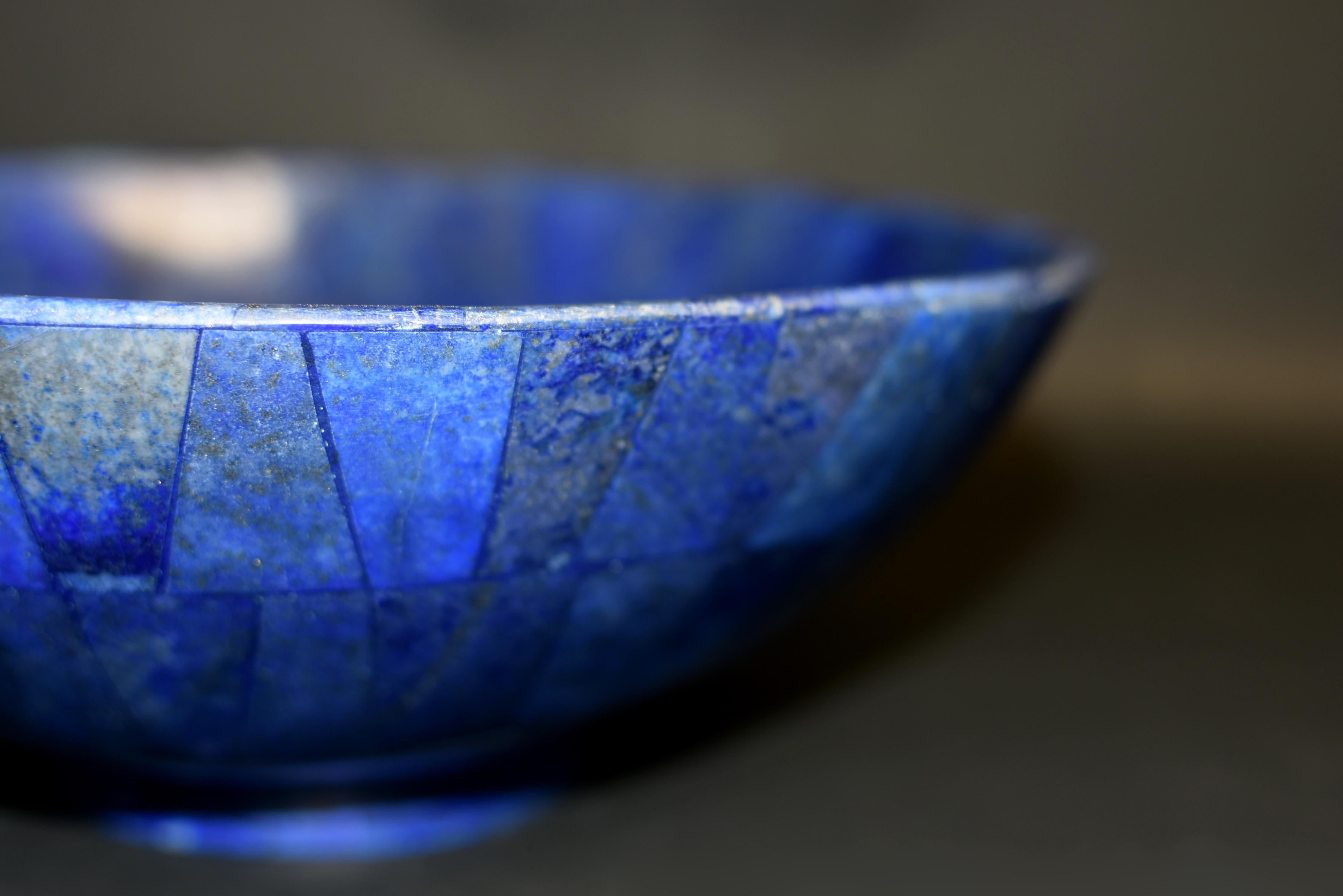 Giant Natural Lapis Lazuli Bowl 8