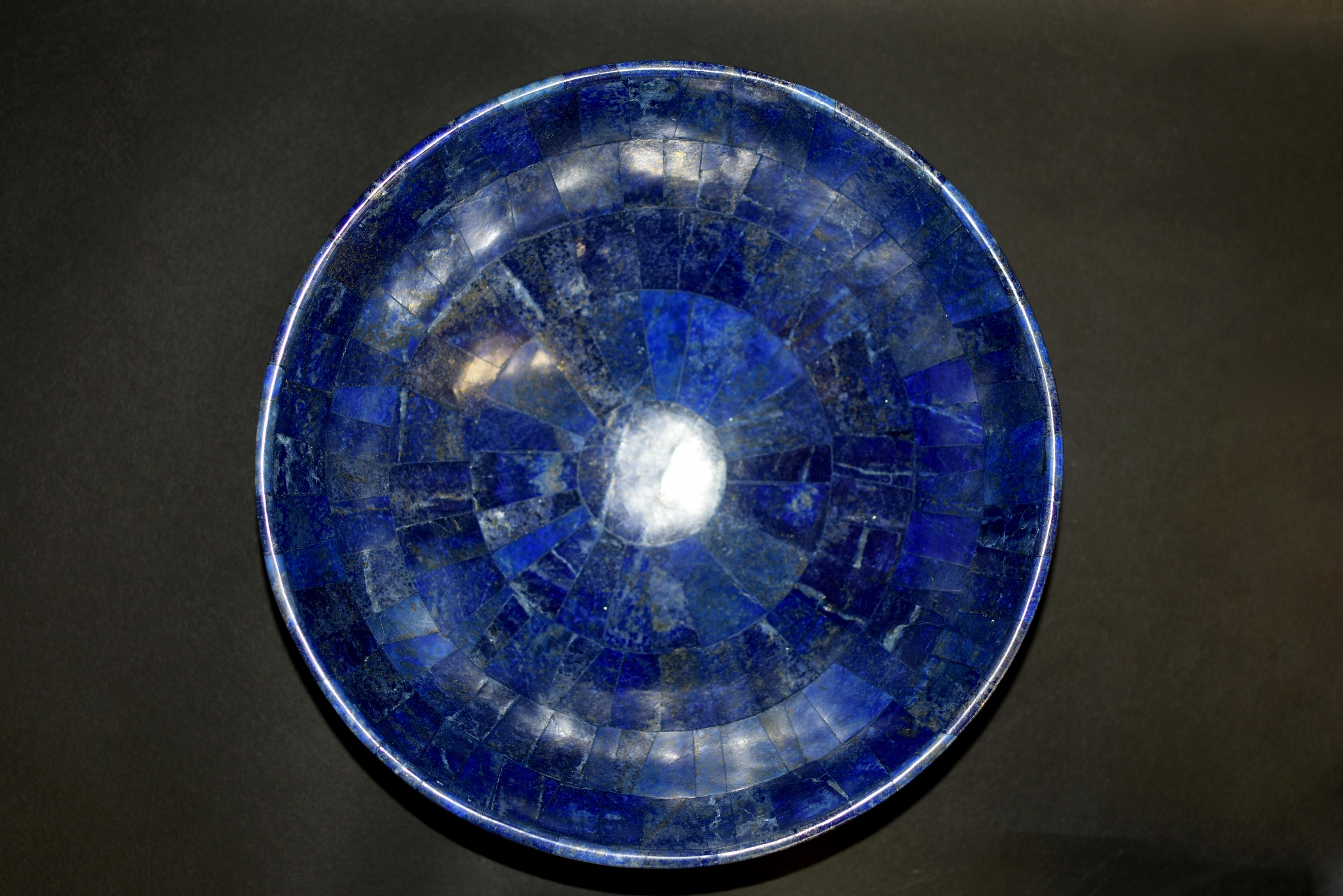 Giant Natural Lapis Lazuli Bowl 9