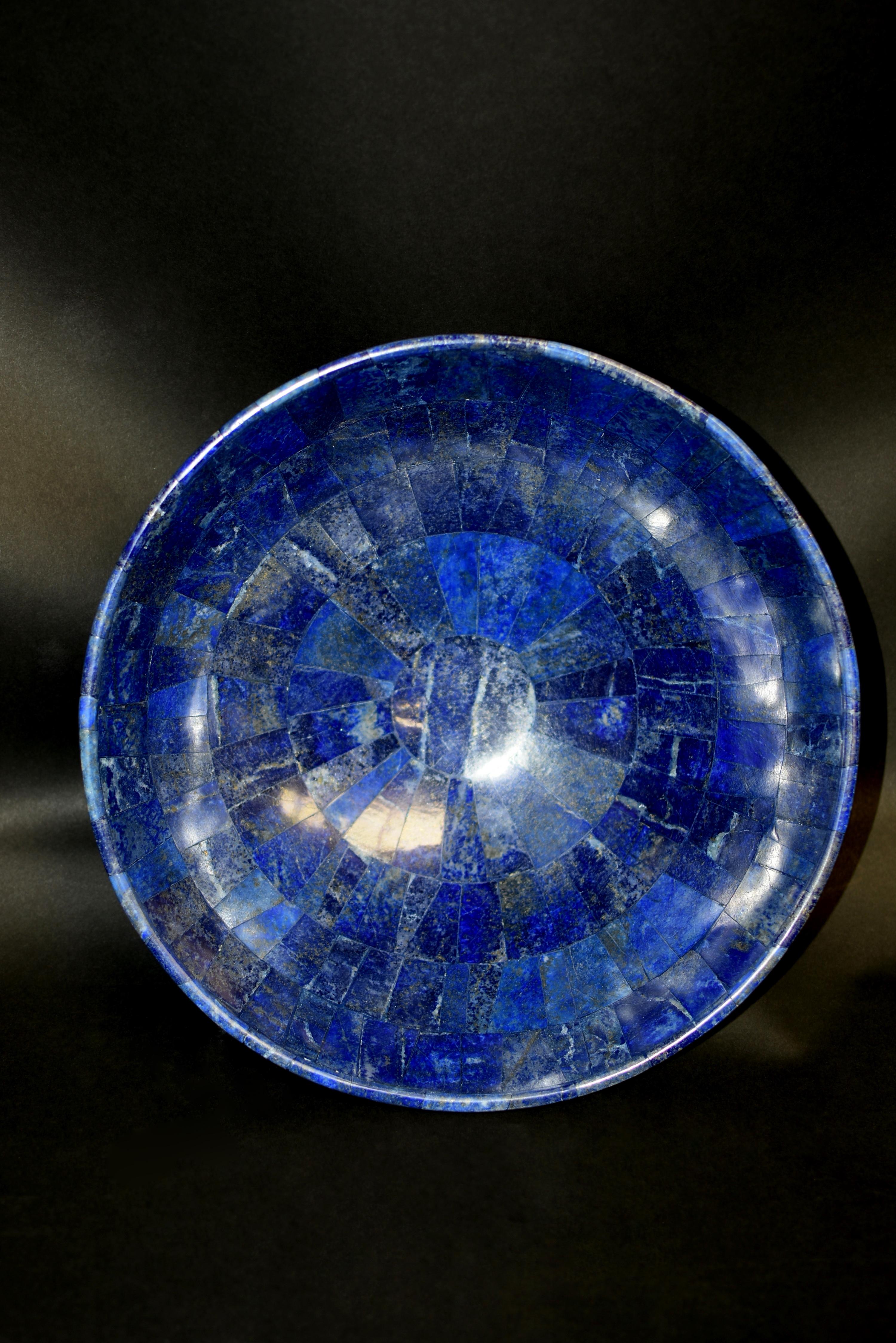 Giant Natural Lapis Lazuli Bowl 10