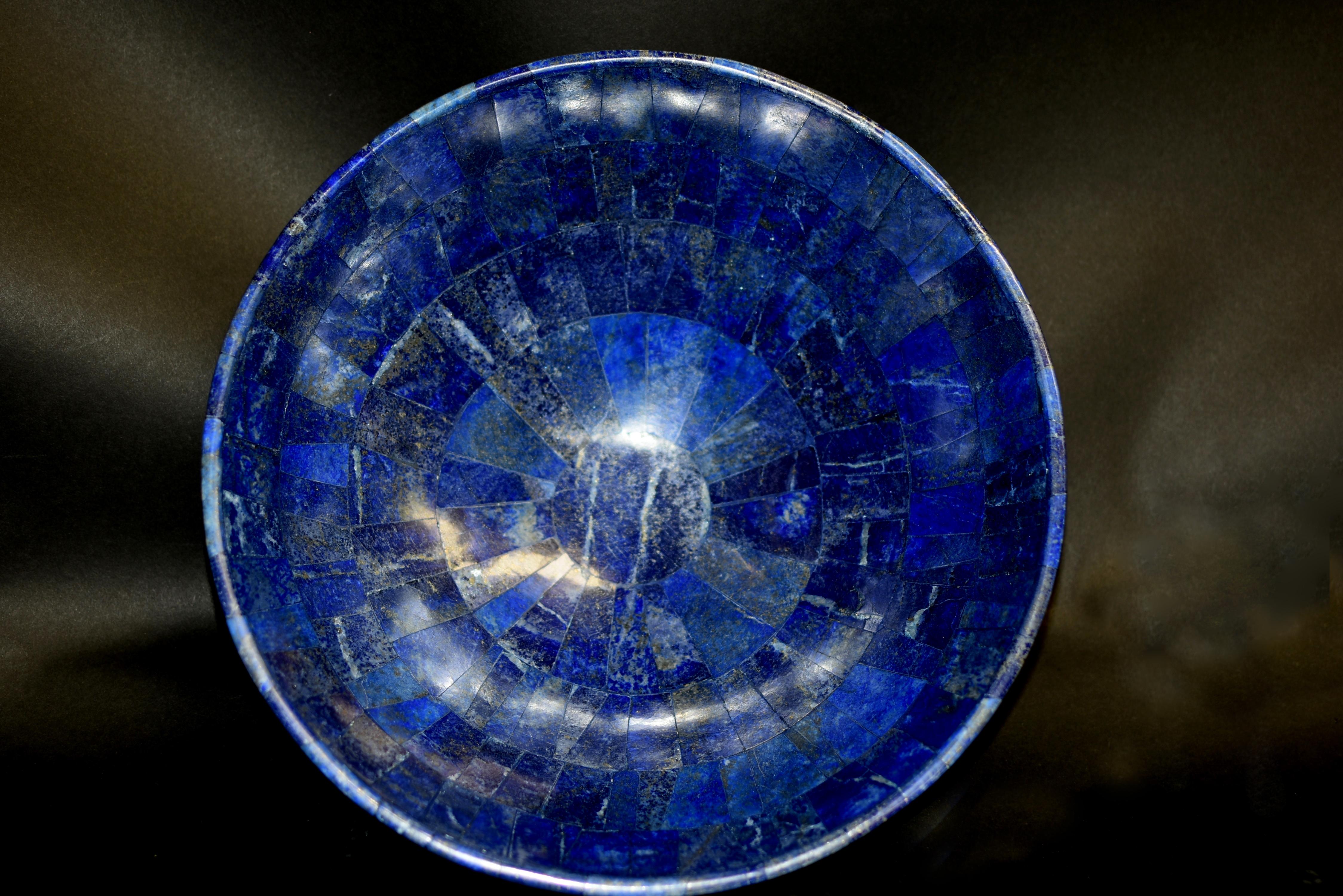 Giant Natural Lapis Lazuli Bowl 11