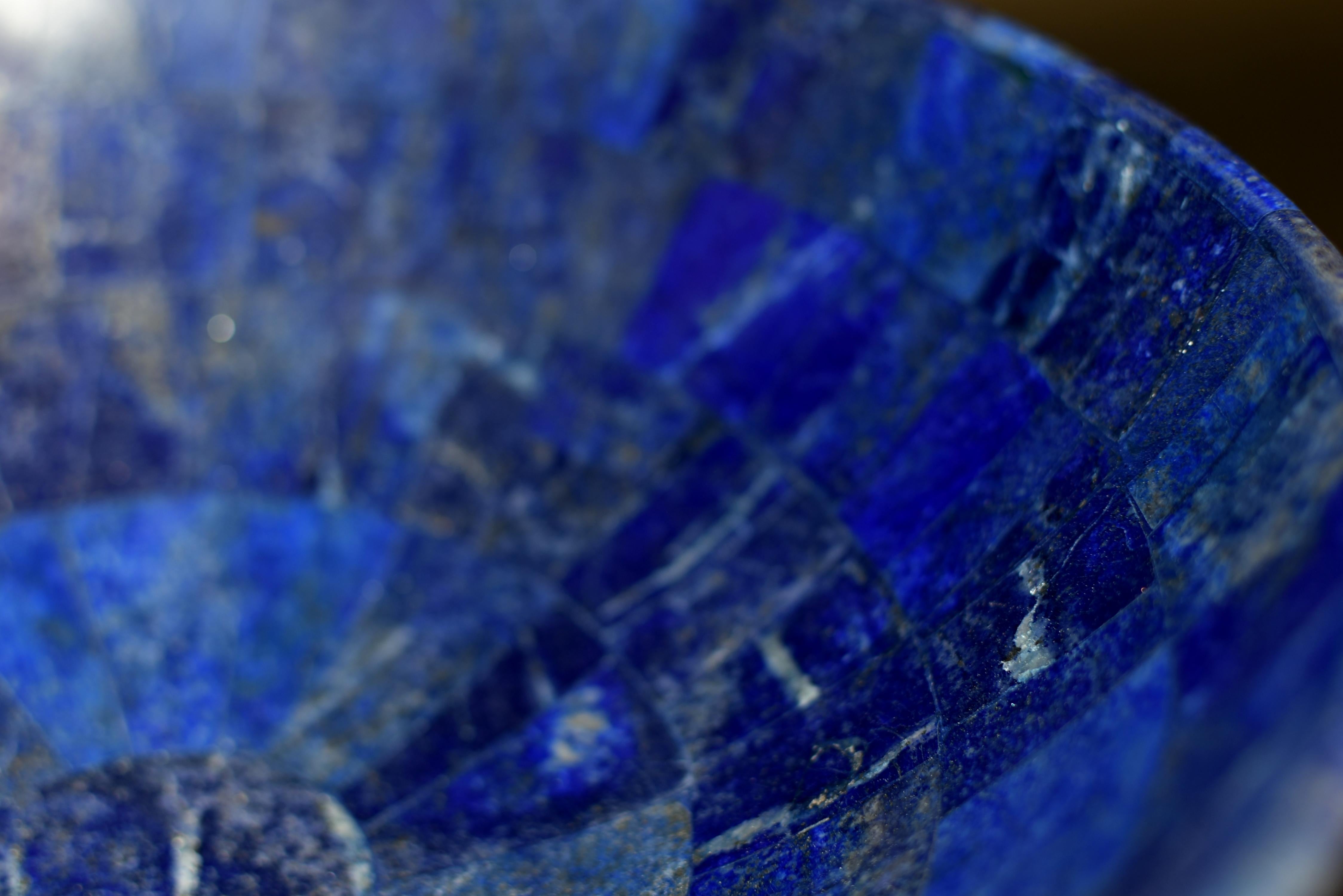 Giant Natural Lapis Lazuli Bowl 14