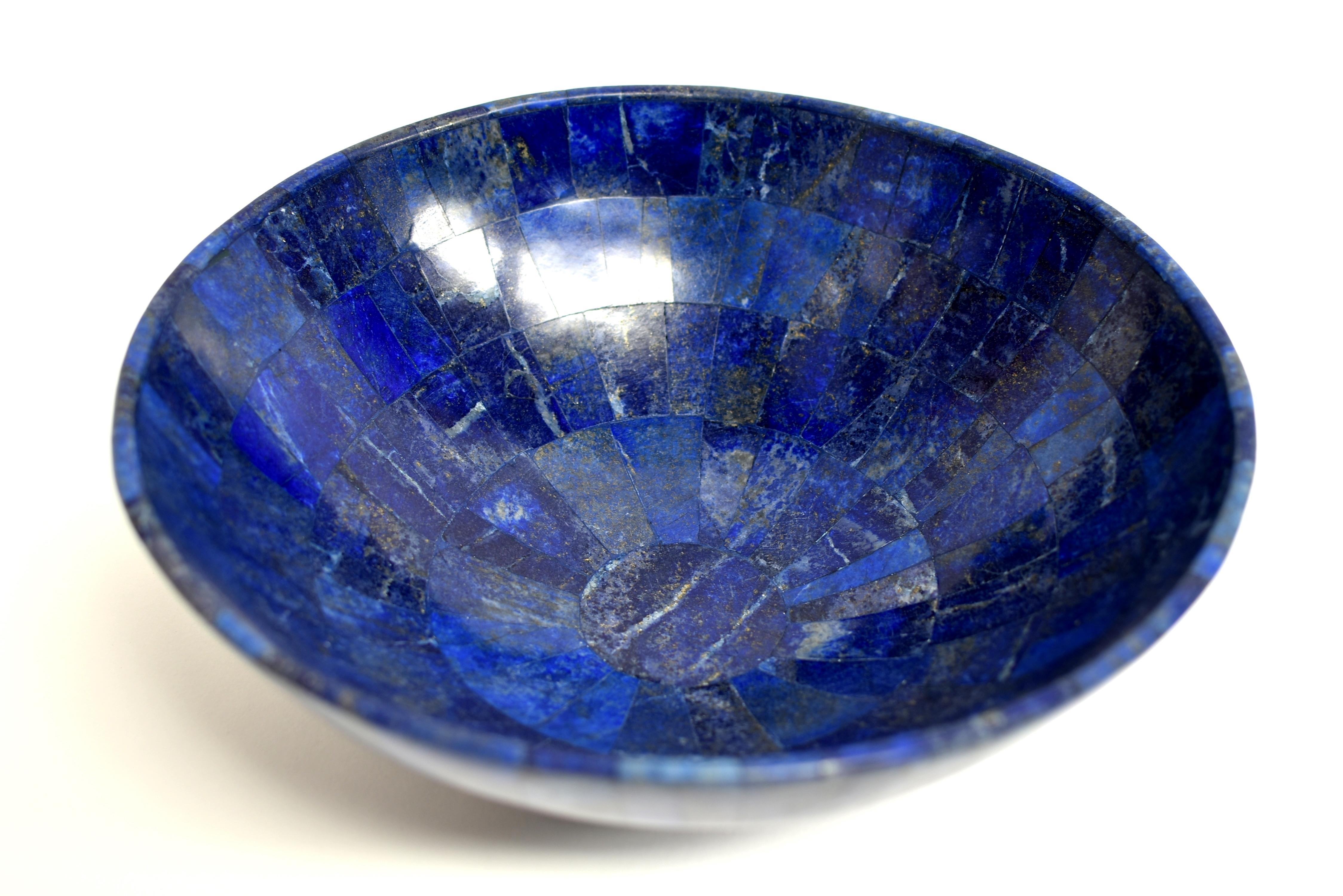 20th Century Giant Natural Lapis Lazuli Bowl