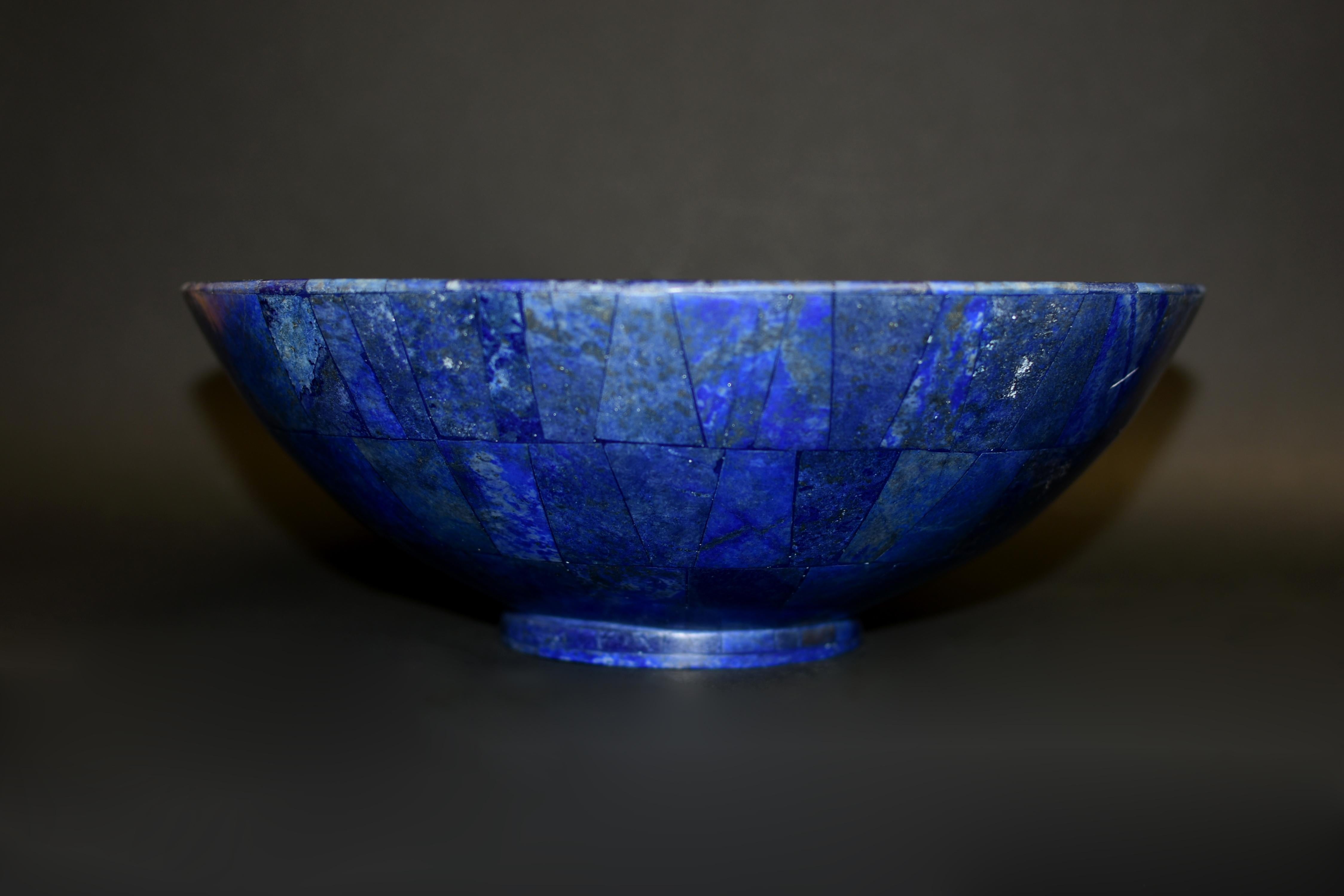 Giant Natural Lapis Lazuli Bowl 2