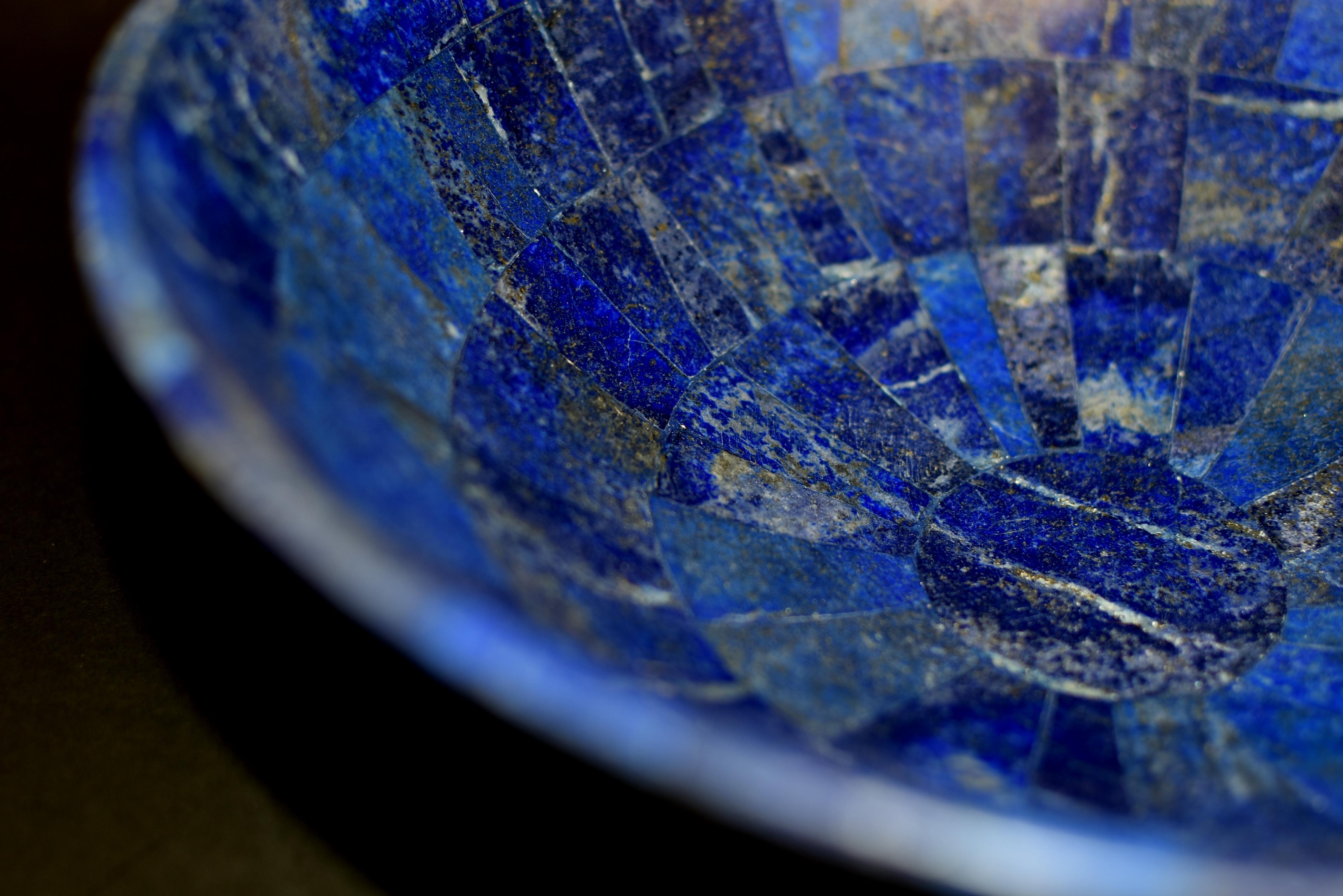 Giant Natural Lapis Lazuli Bowl 3