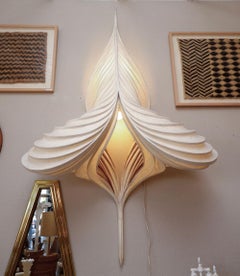 Giant Organic Shaped Paper Lantern Wall Sconce