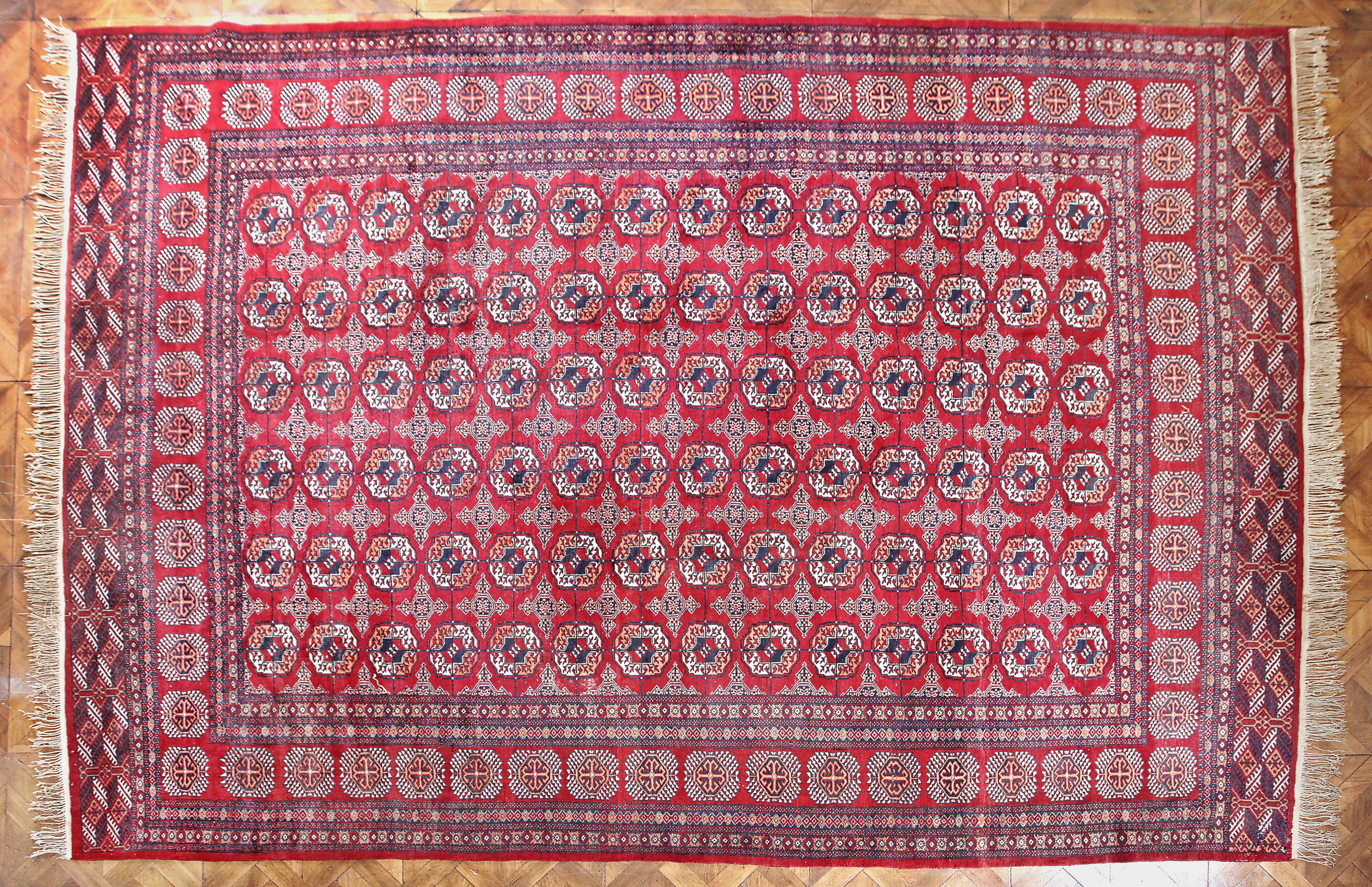 Großer orientalischer Teppich aus Pakistan 457 X 315 cm (Wolle) im Angebot
