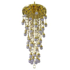 Giant Otto Wagner&Koloman Moser Chandelier "Kirche Am Steinhof" 48 Flames editio