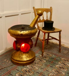 Giant Pestle and Mortar Pharmacy/Drug Shop Trade Sign