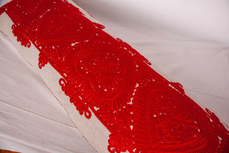 Giant Pillow Case Fashioned from a Hungarian Embroidery, Late 20th