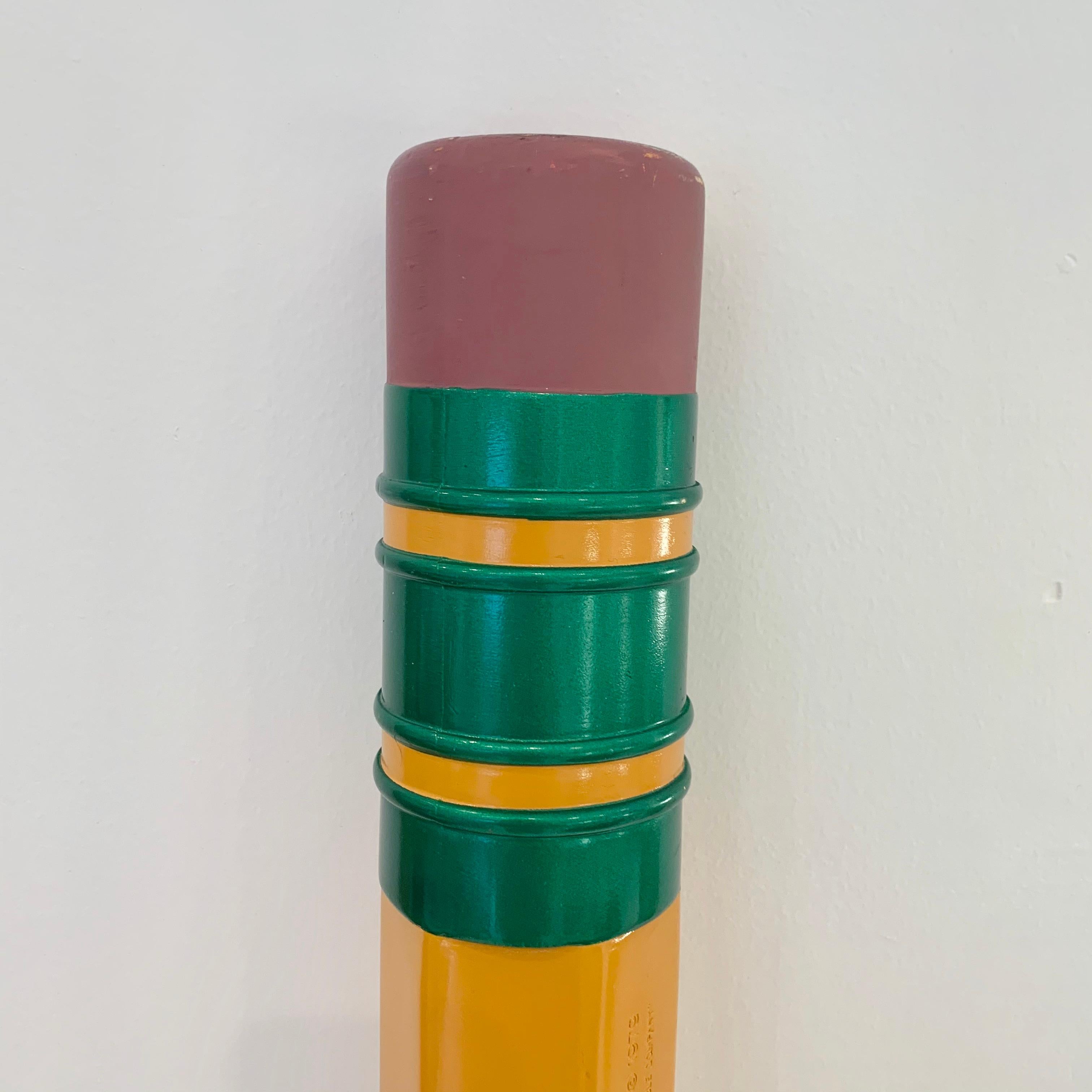 Giant Pop Art Wood Pencil In Good Condition In Los Angeles, CA